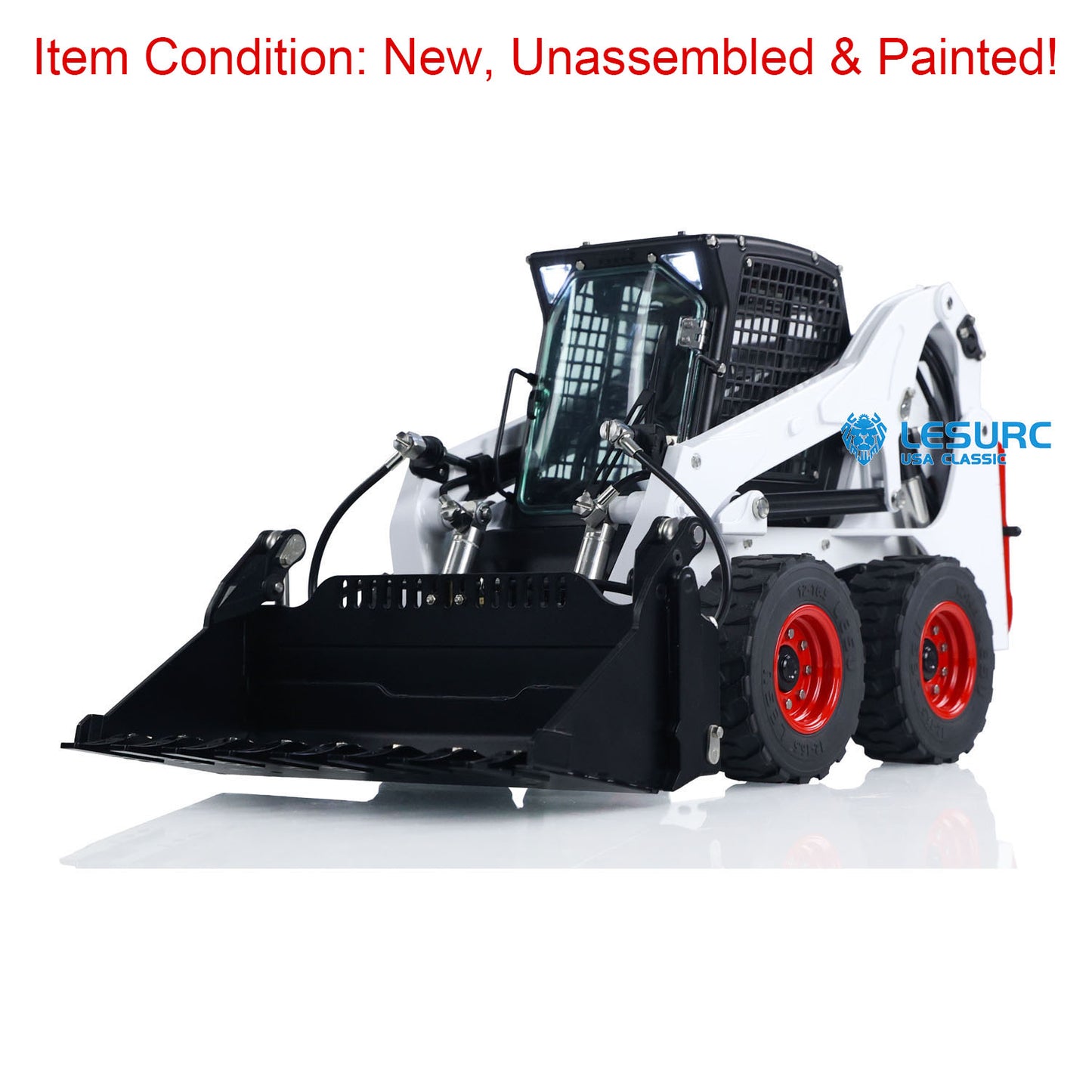 LESU Aoue LT5H 1/14 Metal RC Hydraulic Skid Steer Loader A0008 KIT with Light Sound System for Construction Model Builders