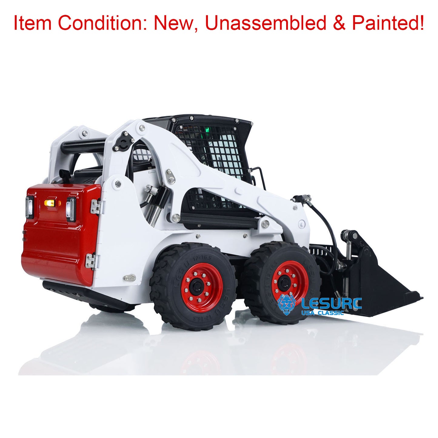 LESU Aoue LT5H 1/14 Metal RC Hydraulic Skid Steer Loader A0008 KIT with Light Sound System for Construction Model Builders