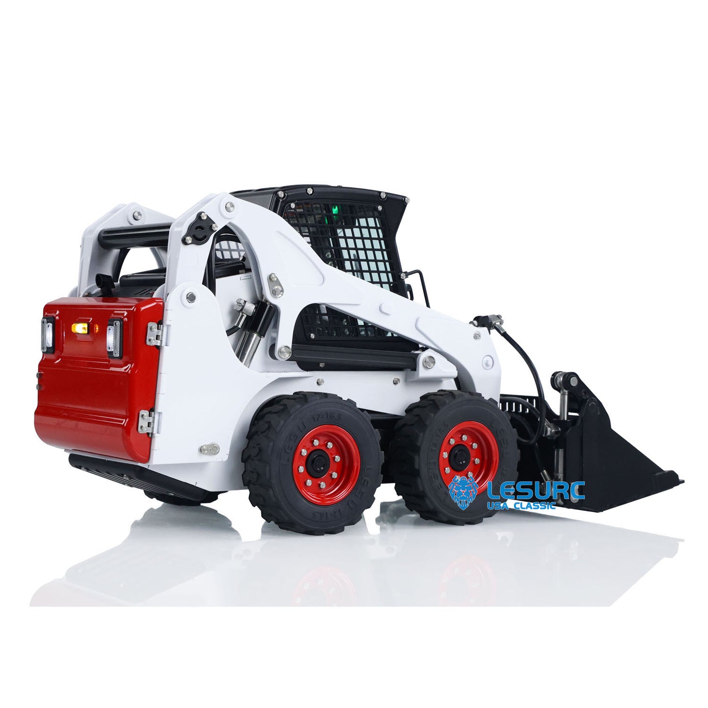 LESU Aoue LT5H 1/14 Metal RC Hydraulic Skid Steer Loader A0008 PNP with Light Sound System for Engineering Vehicle Enthusiasts