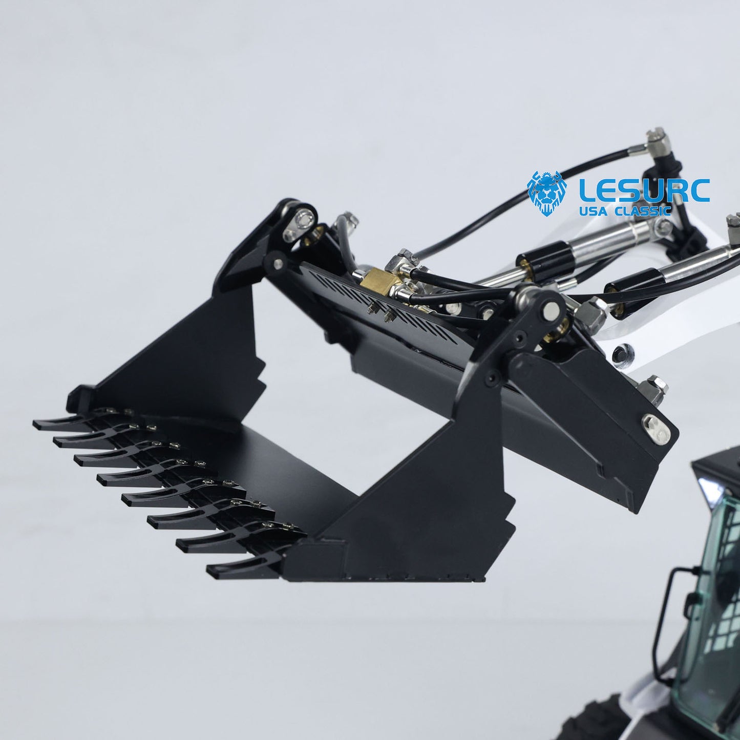 LESU 1/14 Hydraulic RC Loader Wheeled Skid-Steer Aoue LT5H I6S Radio Cars