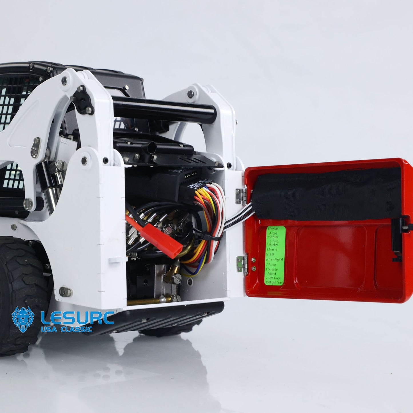 LESU Aoue LT5H 1/14 Metal RC Hydraulic Skid Steer Loader A0008 KIT with Light Sound System for Construction Model Builders