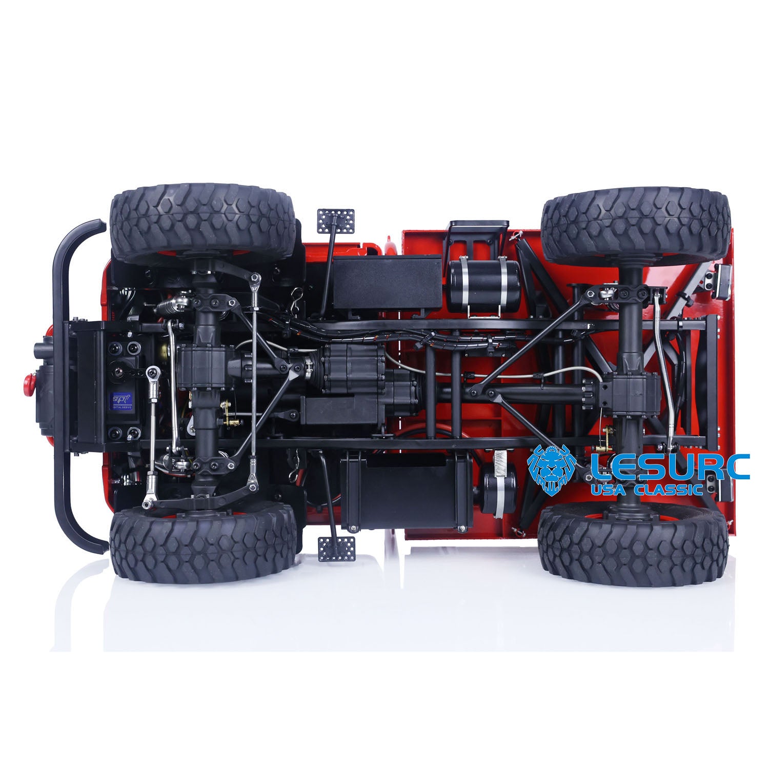 1/10 LESU 4x4 Metal RC Off-Road Vehicles for Unimog U406 Painted Assem –  LESU RC USA