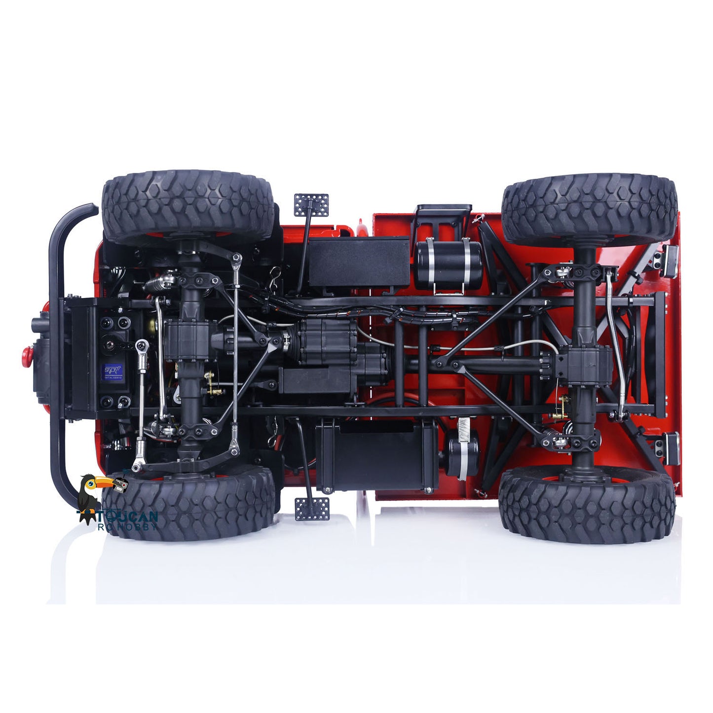 In Stock LESU 1/10 Scale 4x4 Ready To Run Metal RC Off-Road Vehicles for U406 Radio Control Car Model W/ Sound Light System 5200mAH Battery