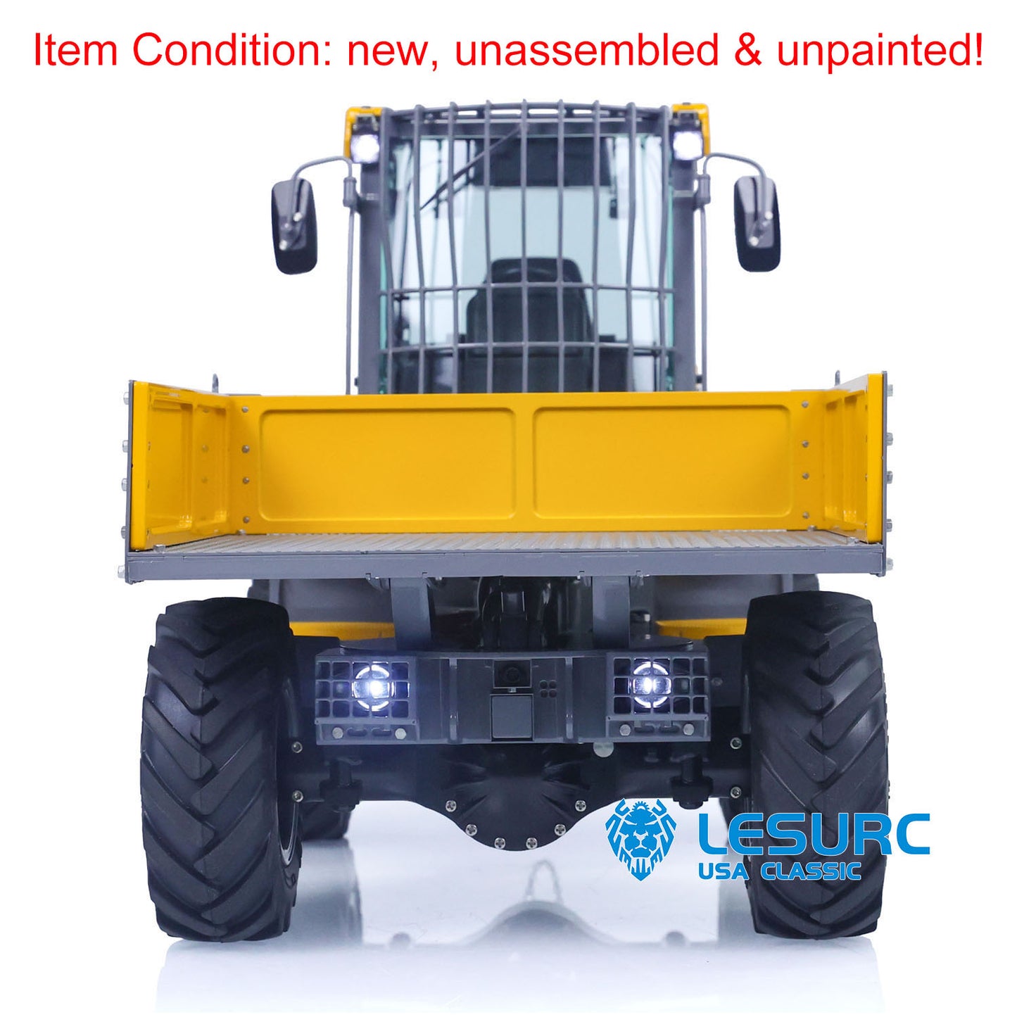 LESU 6MDX-B Metal 1/14 RC Hydraulic Dump Truck Remote Controlled Tipper Electric Car KIT Unpainted Hobby Model