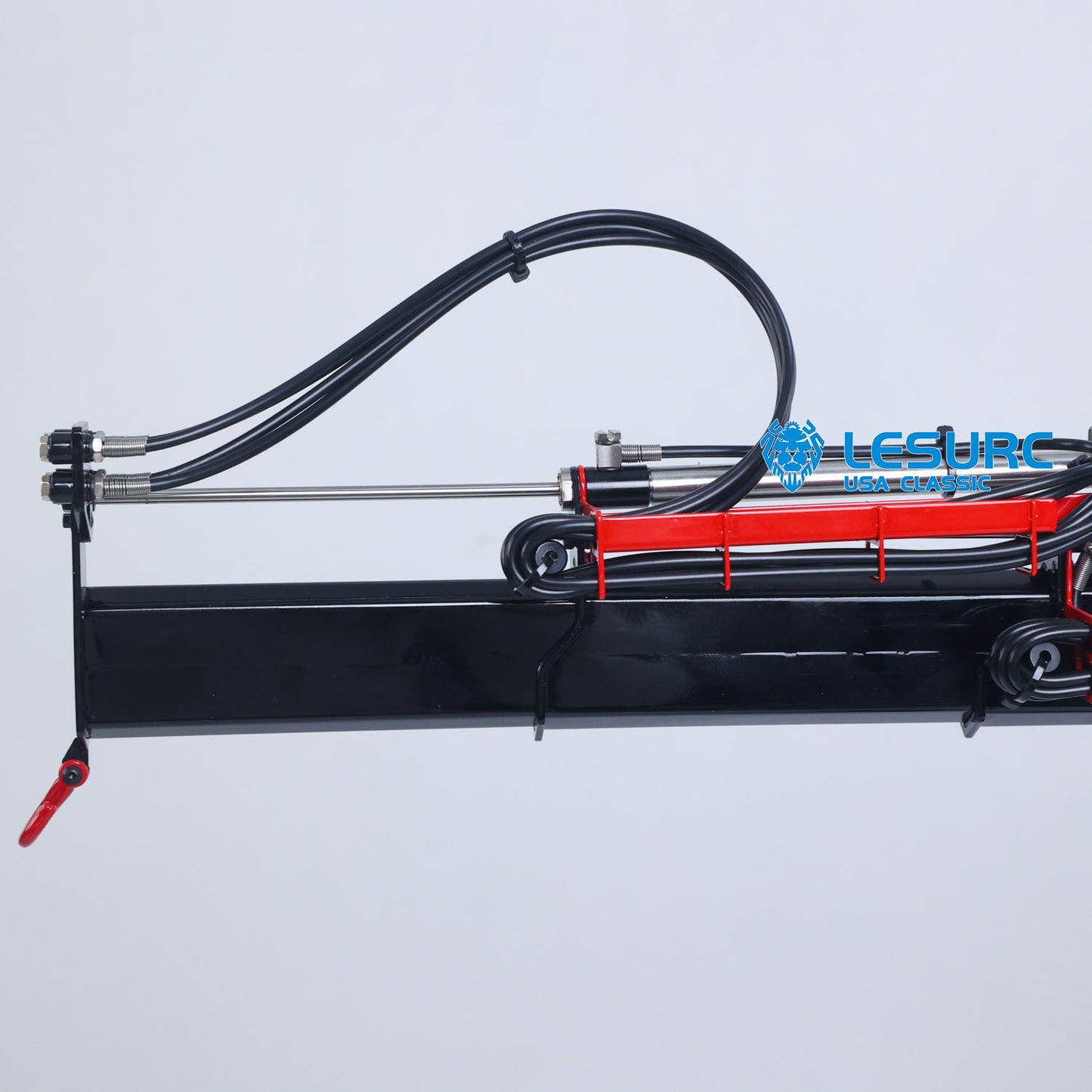 LESU 1/14 RC Hydraulic Crane with Base LED Lights Brushless ESC for RC Truck Model Construction Vehicle Hobby Enthusiasts