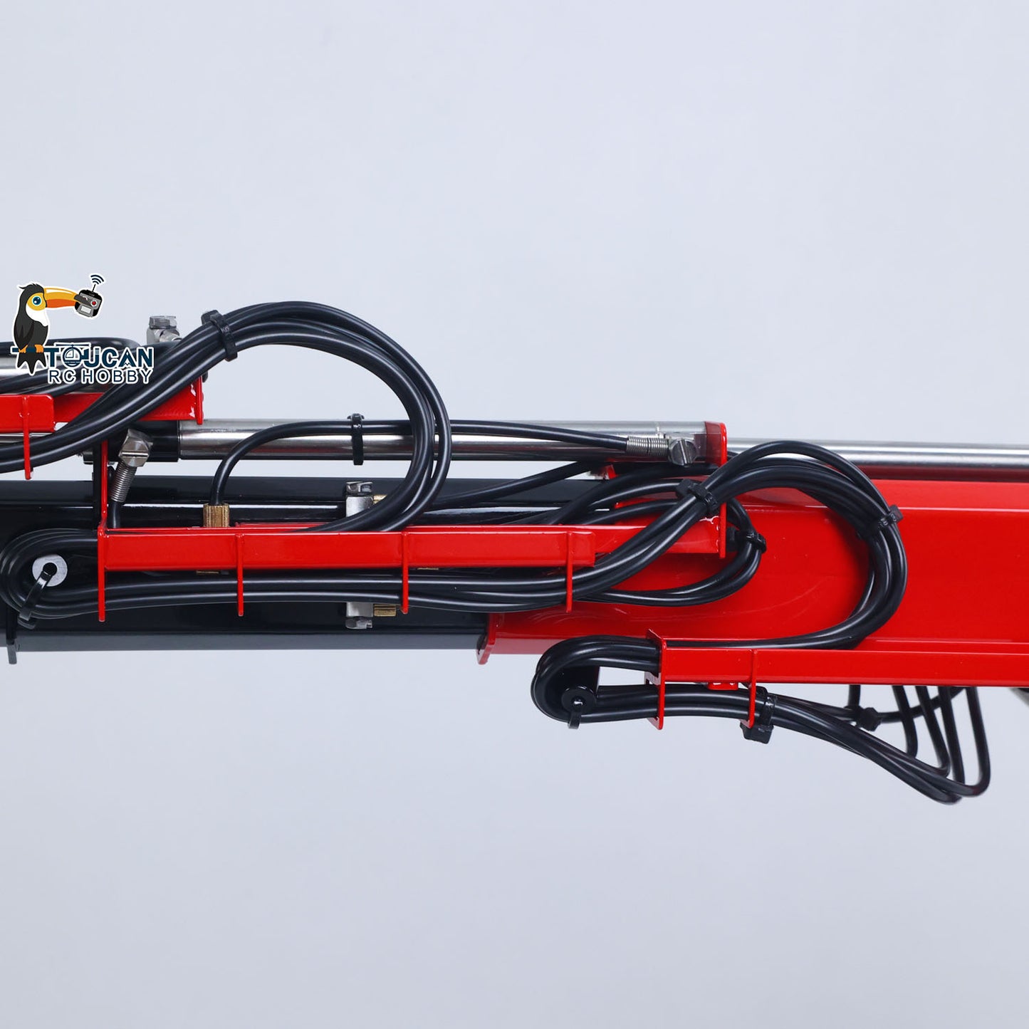 LESU 1/14 RC Model Parts Hydraulic Truck Crane W/ Control Valve Oil Pump Dumper