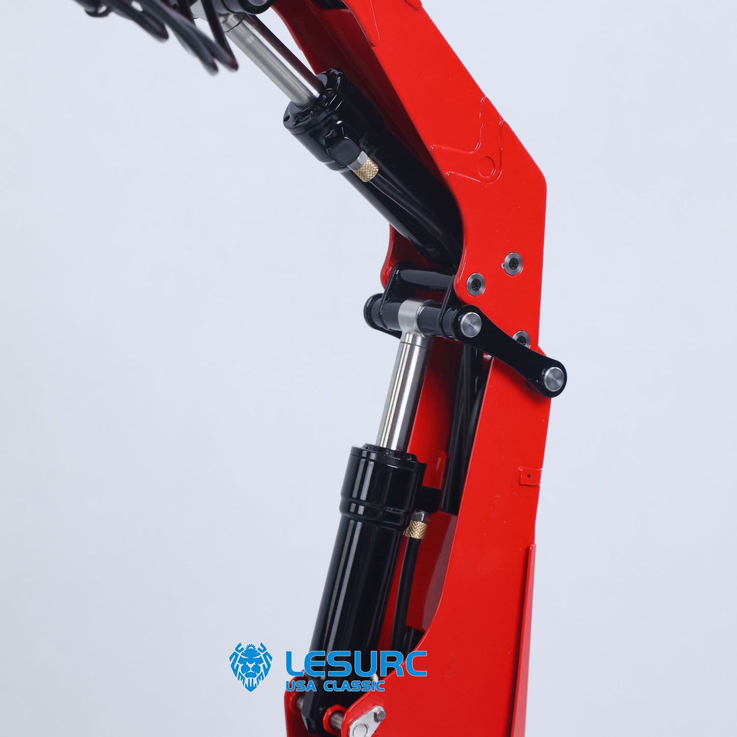 LESU 1/14 RC Hydraulic Crane with Base LED Lights Brushless ESC for RC Truck Model Construction Vehicle Hobby Enthusiasts