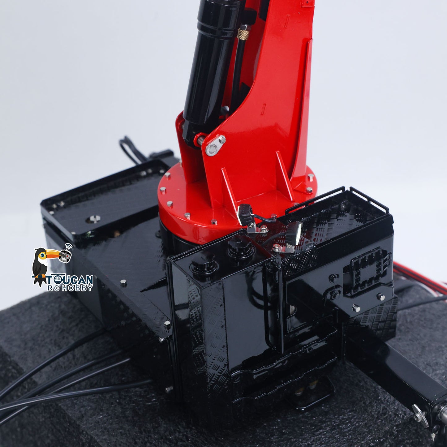 LESU 1/14 RC Model Parts Hydraulic Truck Crane W/ Control Valve Oil Pump Dumper