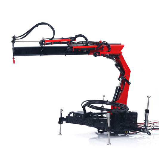 IN Stock LESU A0014 1/14 RC Hydraulic Truck Crane Model with Lights 7CH Reversing Valves Brushless ESC for Engineering Vehicle Enthusiast