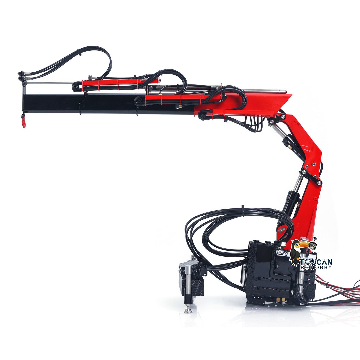 LESU 1/14 RC Model Parts Hydraulic Truck Crane W/ Control Valve Oil Pump Dumper