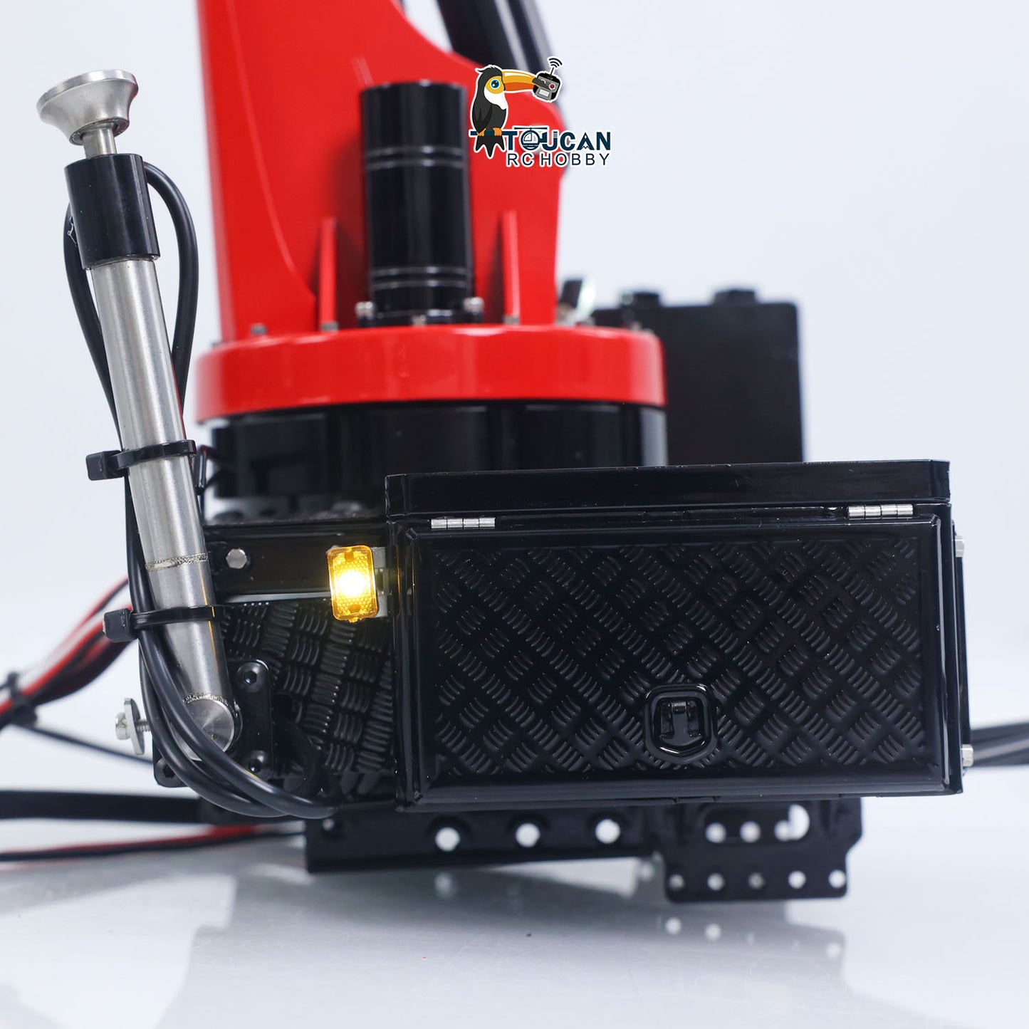 LESU 1/14 RC Model Parts Hydraulic Truck Crane W/ Control Valve Oil Pump Dumper