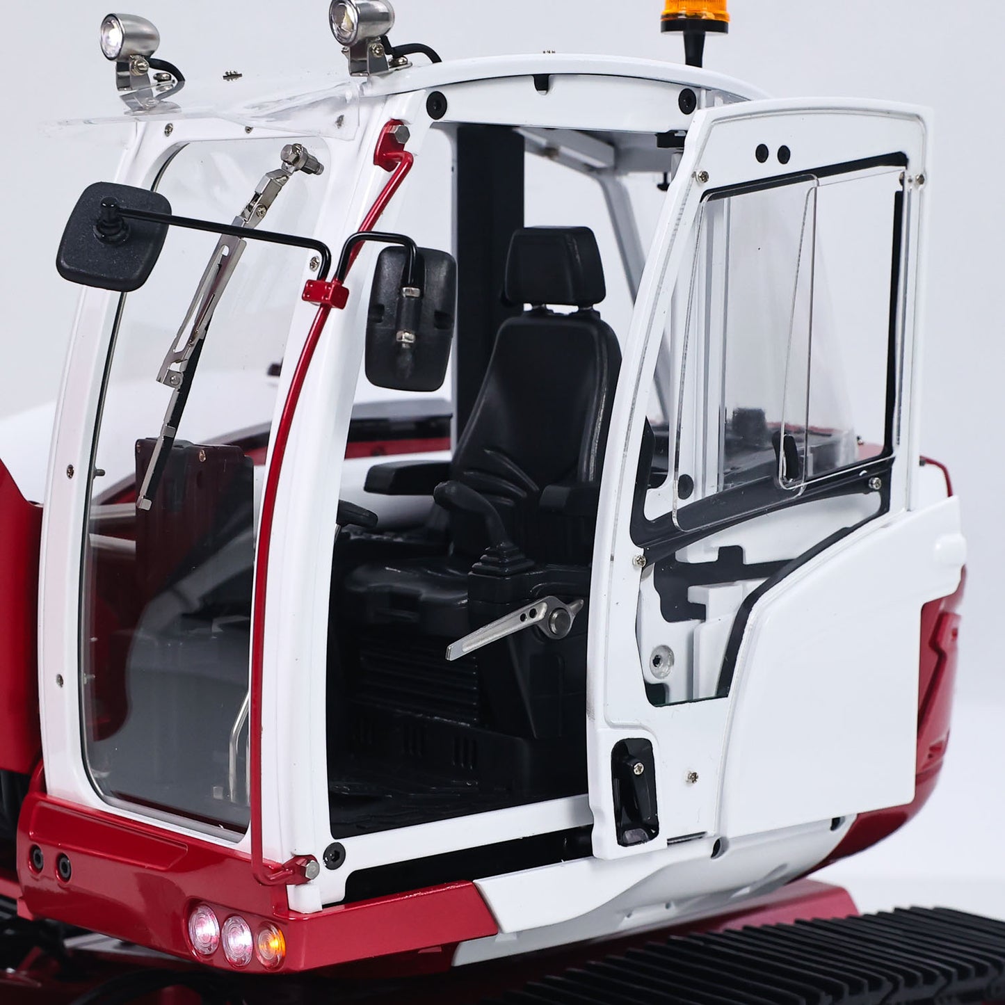 Metal LESU 1/14 Hydraulic RC Excavator MC15 4 Arms Construction Vehicle 9 Ways Valve Dual Pumps Light Sound ST8 Radio System