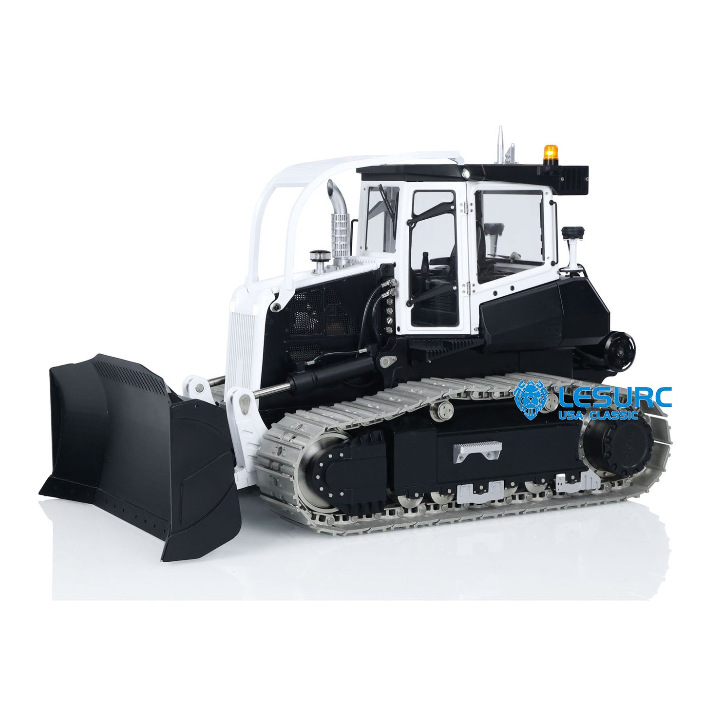 LESU 1/14 RC Dozer Metal Hydraulic Aoue 850K Remote Control Bulldozer Control Simulation Construction Vehicle Models Light Sound