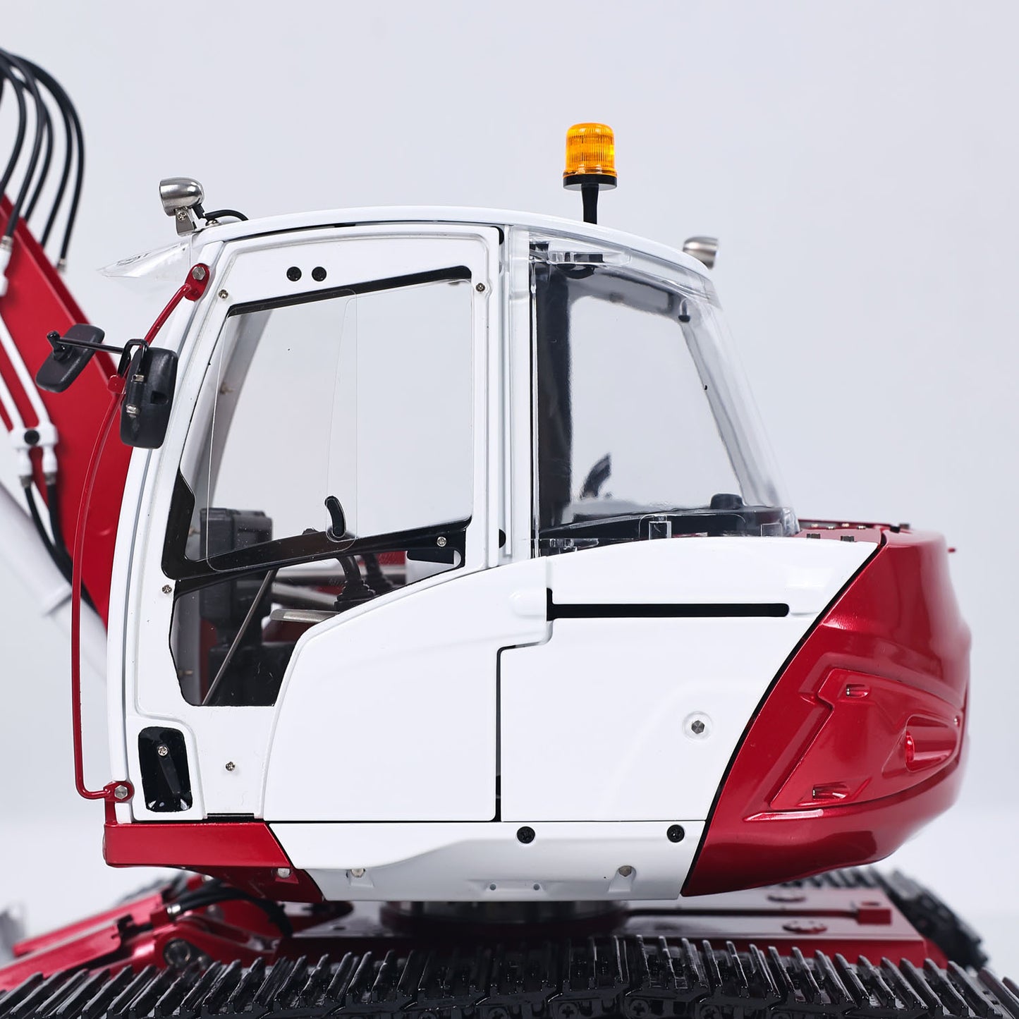 Metal LESU 1/14 Hydraulic RC Excavator MC15 4 Arms Construction Vehicle 9 Ways Valve Dual Pumps Light Sound ST8 Radio System
