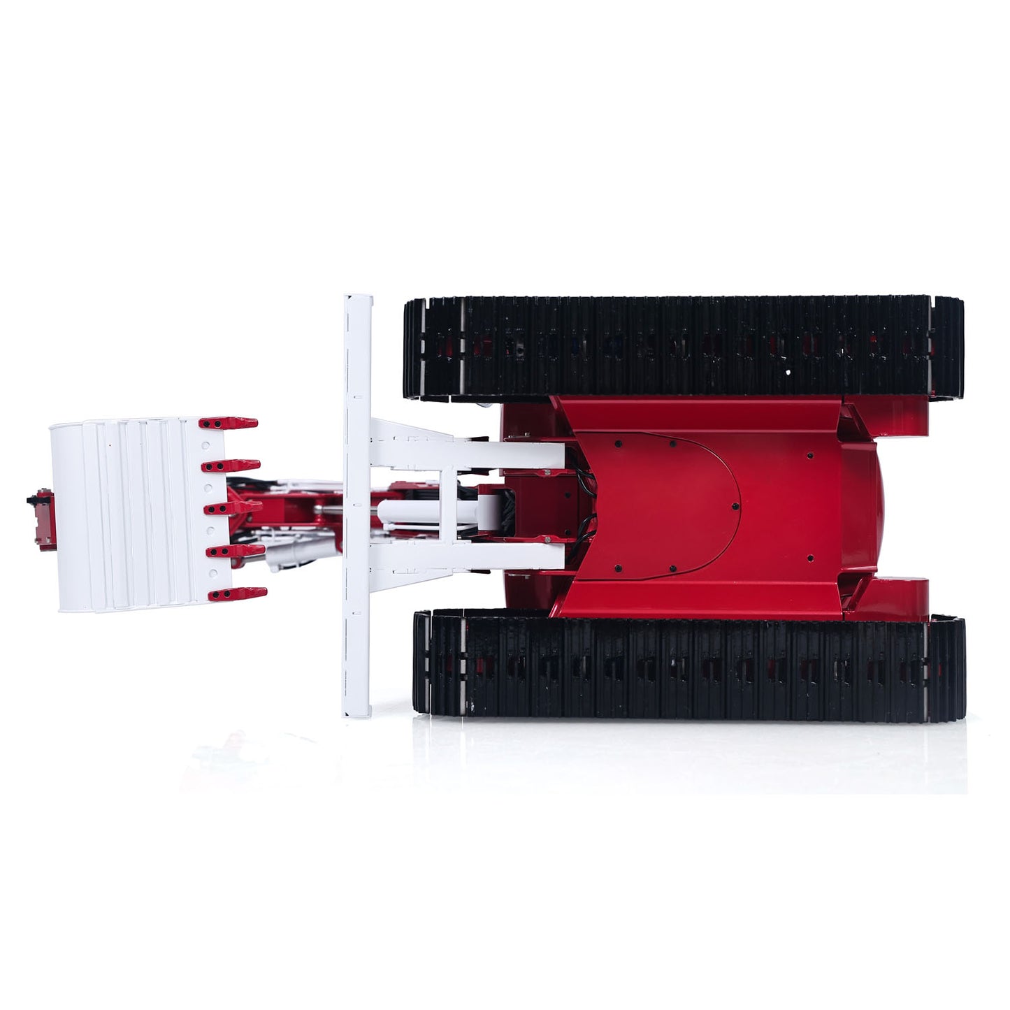 Metal LESU 1/14 Hydraulic RC Excavator MC15 4 Arms Construction Vehicle 9 Ways Valve Dual Pumps Light Sound ST8 Radio System