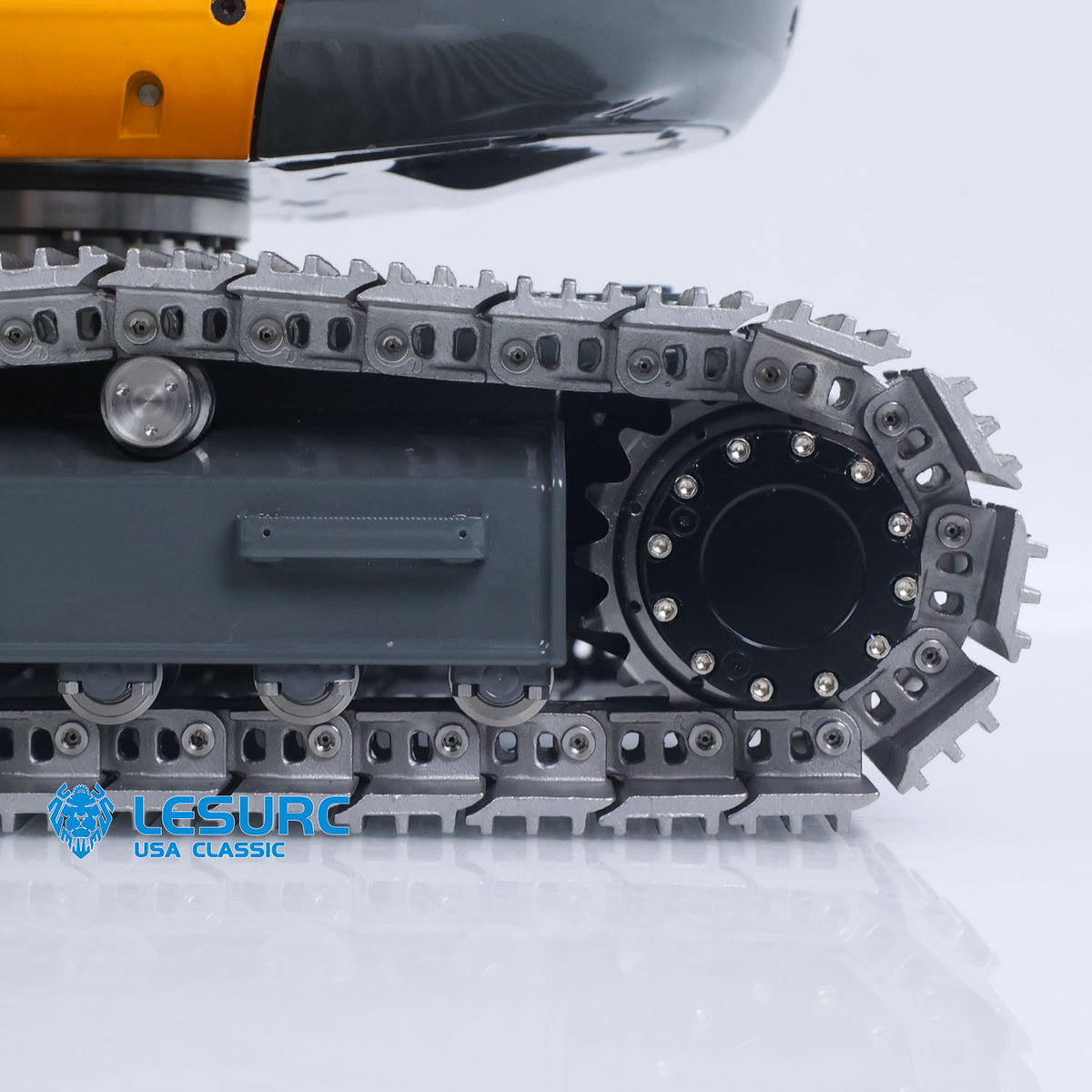 LESU MC15 4 Arms Metal 1/14 Hydraulic Remote Control Excavator KIT Model RC Digger Dual Pumps 9 Ways Valve Light Sound Motor