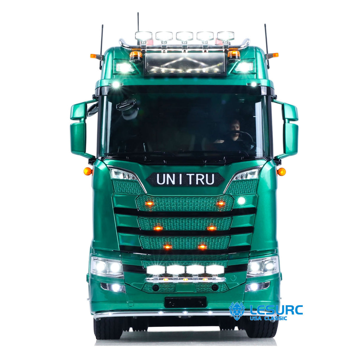 IN Stock TOUCAN Z008 1/14 4x4 Metal Chassis RC Tractor Truck with 2Speed Gearbox Magnetic High Roof Chassis Suspension Smoke FlySky ST8 Radio Controller Light Sound