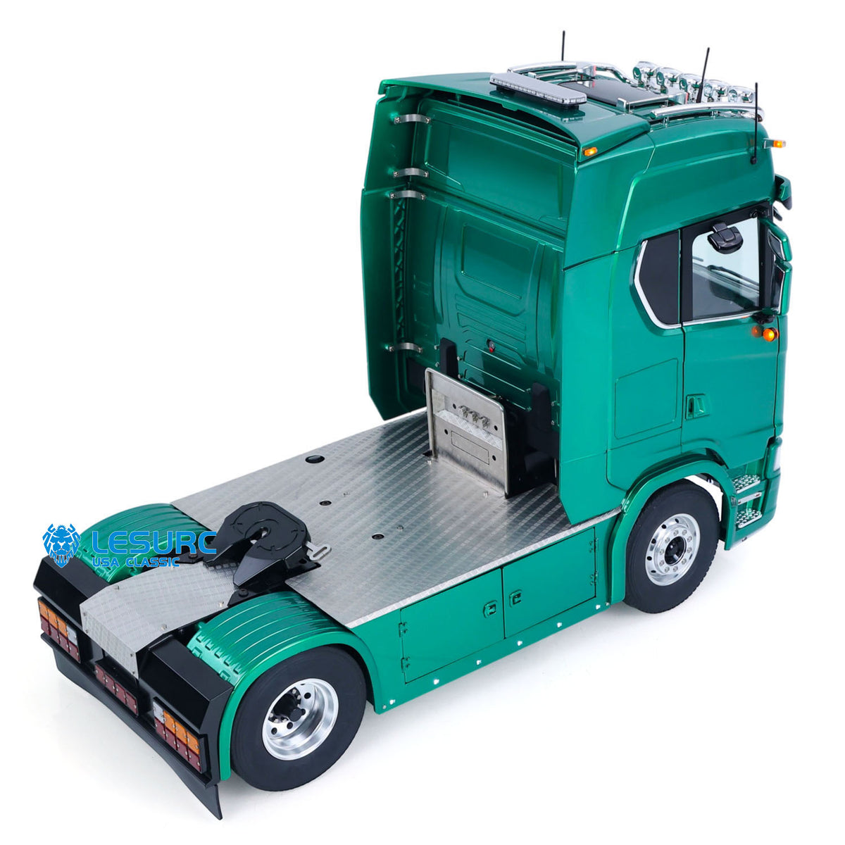 IN Stock TOUCAN Z008 1/14 4x4 Metal Chassis RC Tractor Truck with 2Speed Gearbox Magnetic High Roof Chassis Suspension Smoke FlySky ST8 Radio Controller Light Sound