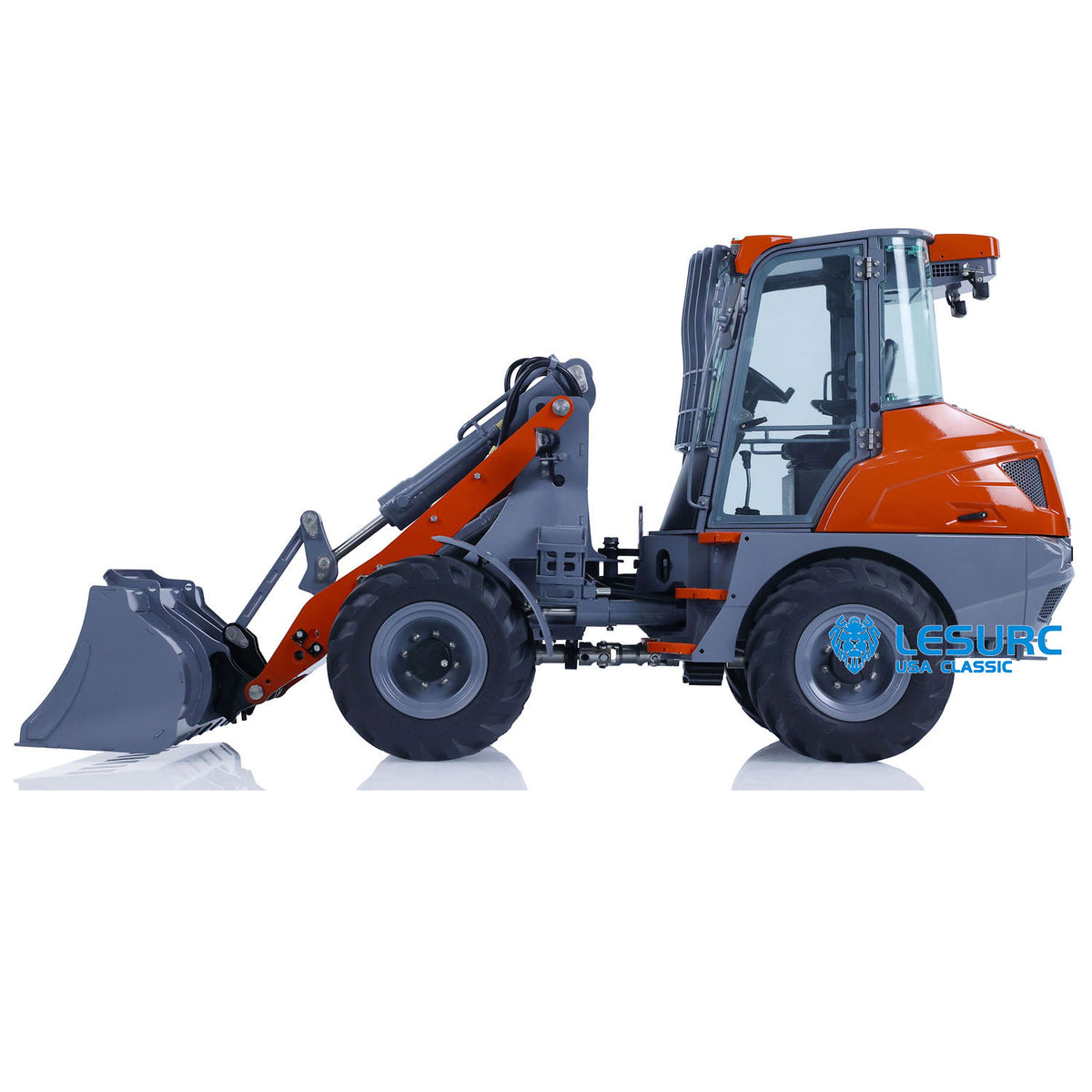 11.11 Flash Sale LESU AOUE MCL8 1/14 RC Hydraulic Loader with I6S Radio Controller 4CH Valves Sound Light System for Construction Vehicle Enthusiast