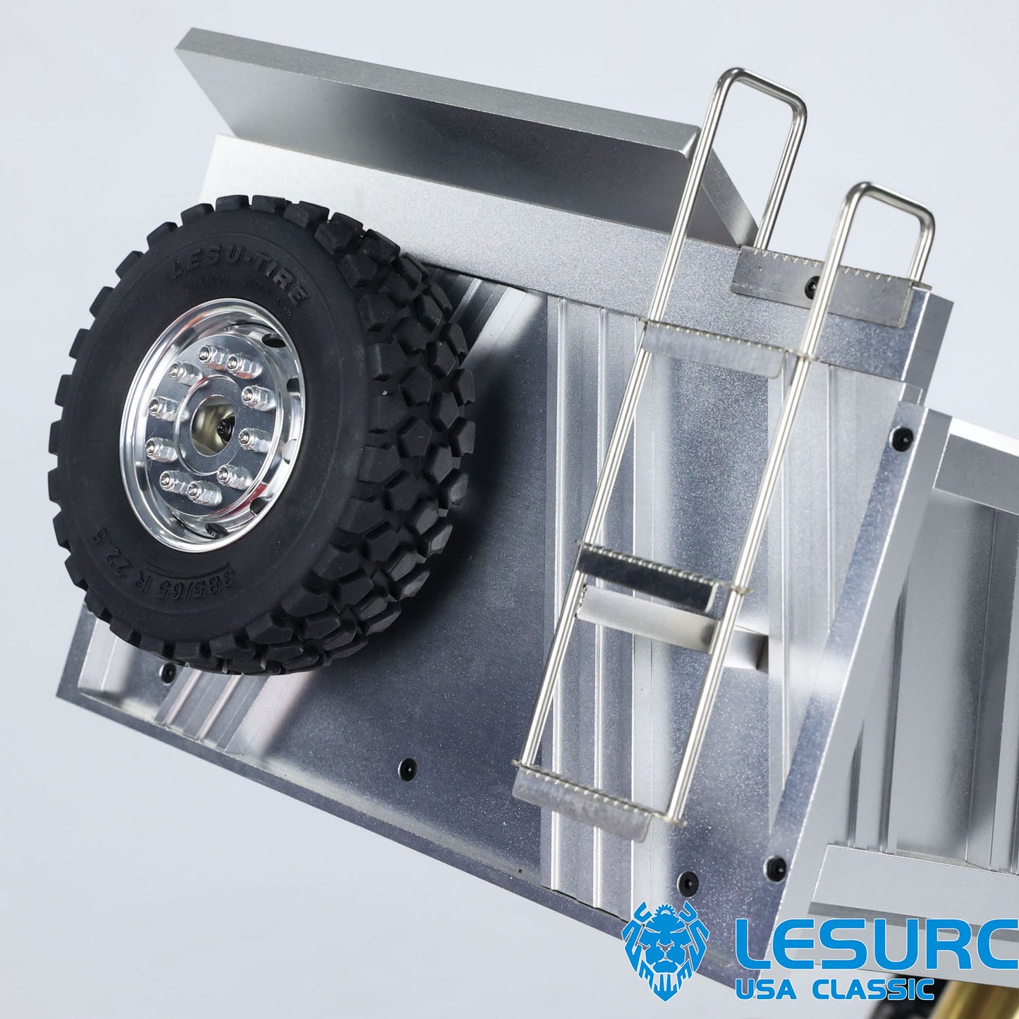 LESU 1/14 RC Hydraulic Dump Truck 8X8 Metal Chassis Customized Car Sound Lights Smoke I6S Controller