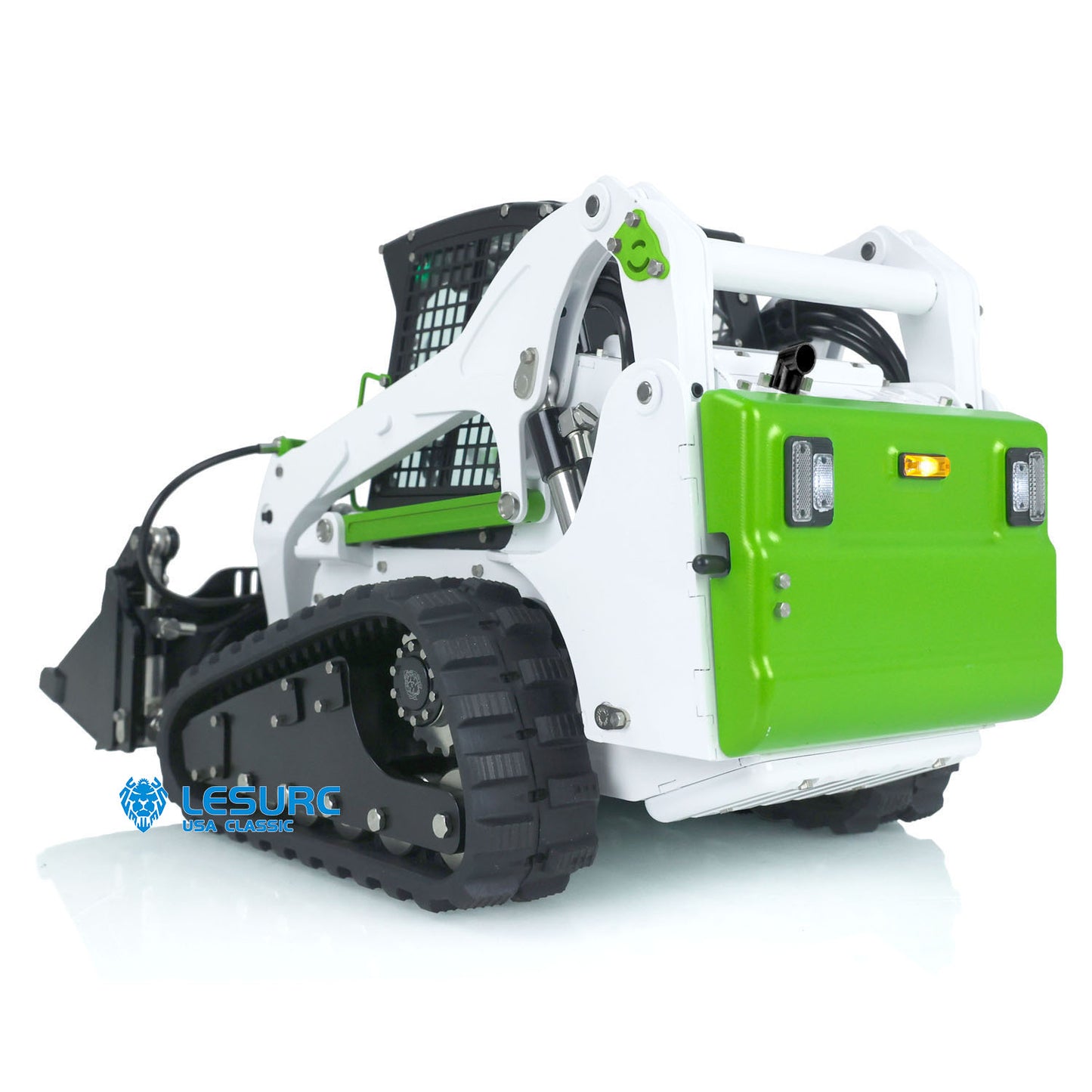 LESU 1/14 Aoue LT5 Remote Controlled Hydraulic Loader Skid-Steer Ready To Run Radio Tracked Car W/ Controller Battery DIY Parts