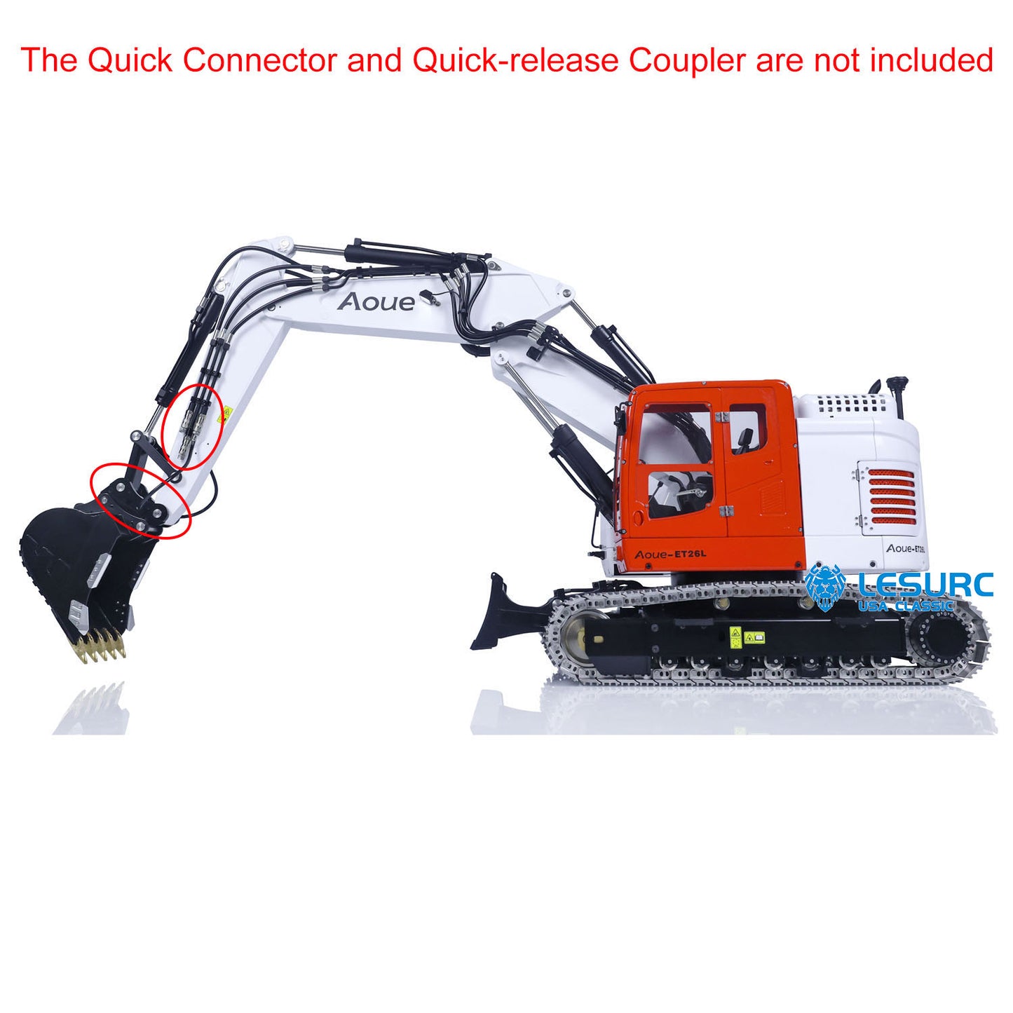 LESU Metal Aoue ET26L 1/14 Hydraulic RC Excavator Assembled Painted Radio Control Digger Hobby Model Emulated Contruction Vehicle