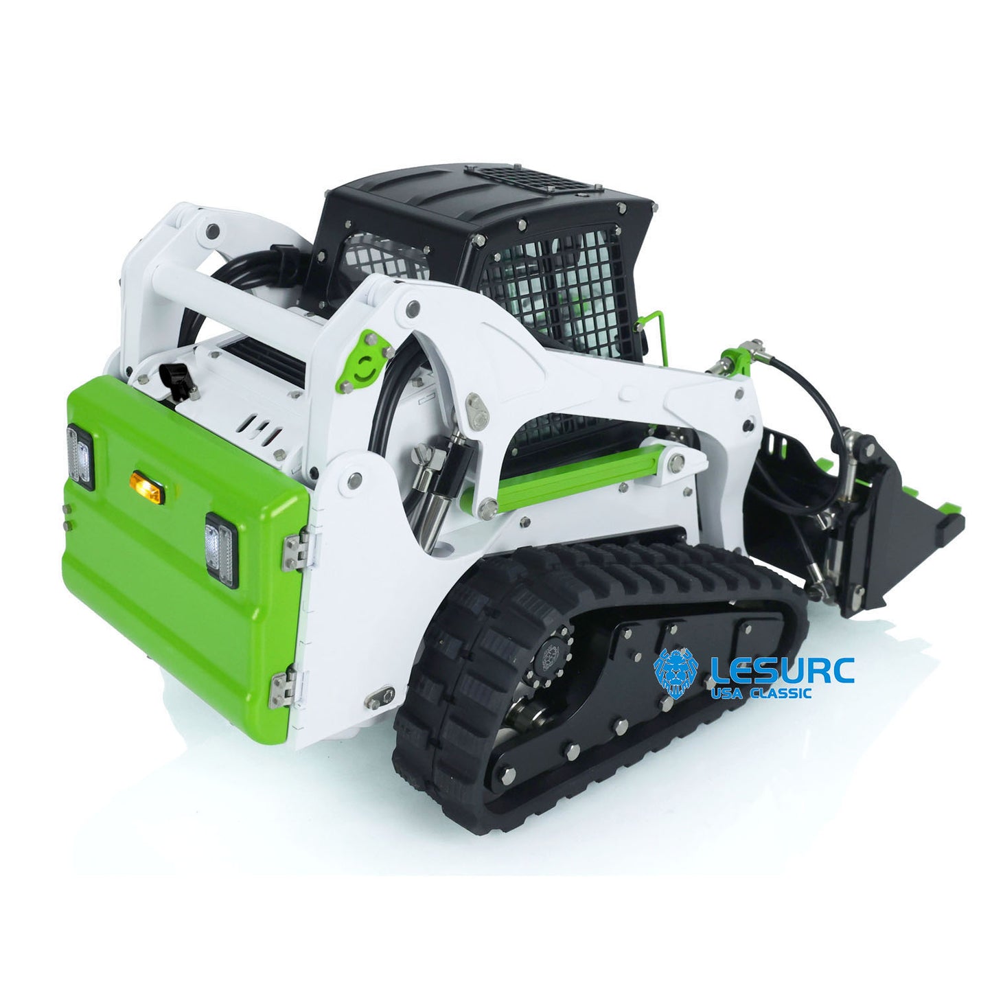 LESU 1/14 Aoue LT5 Remote Controlled Hydraulic Loader Skid-Steer Ready To Run Radio Tracked Car W/ Controller Battery DIY Parts