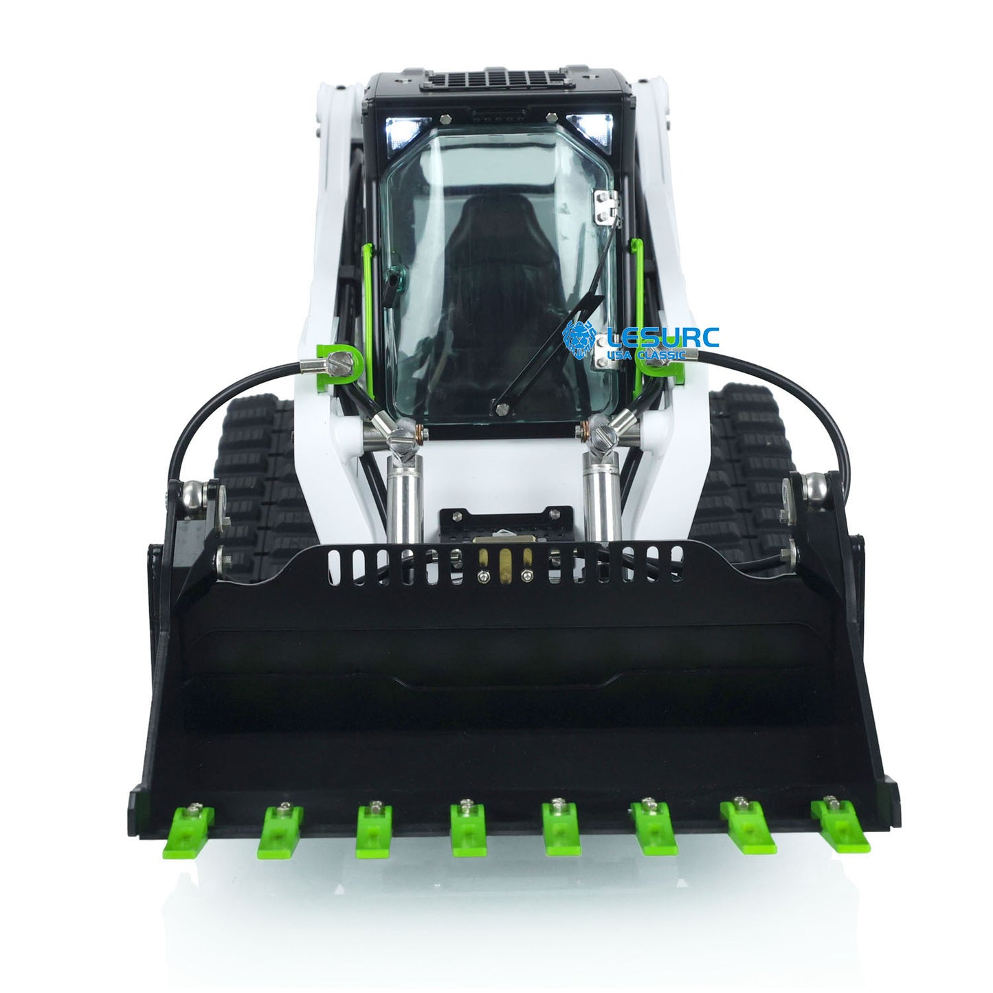 US STOCK LESU 1/14 Aoue LT5 RC Hydraulic Loader Skid-Steer RTR Radio Tracked Car Lights Sound Module Fast Shipment Teshulianjie