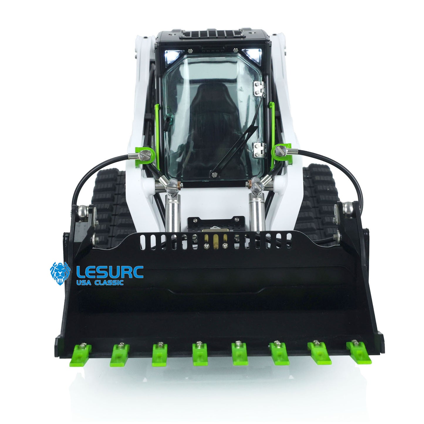 LESU 1/14 Aoue LT5 Remote Controlled Hydraulic Loader Skid-Steer Ready To Run Radio Tracked Car W/ Controller Battery DIY Parts