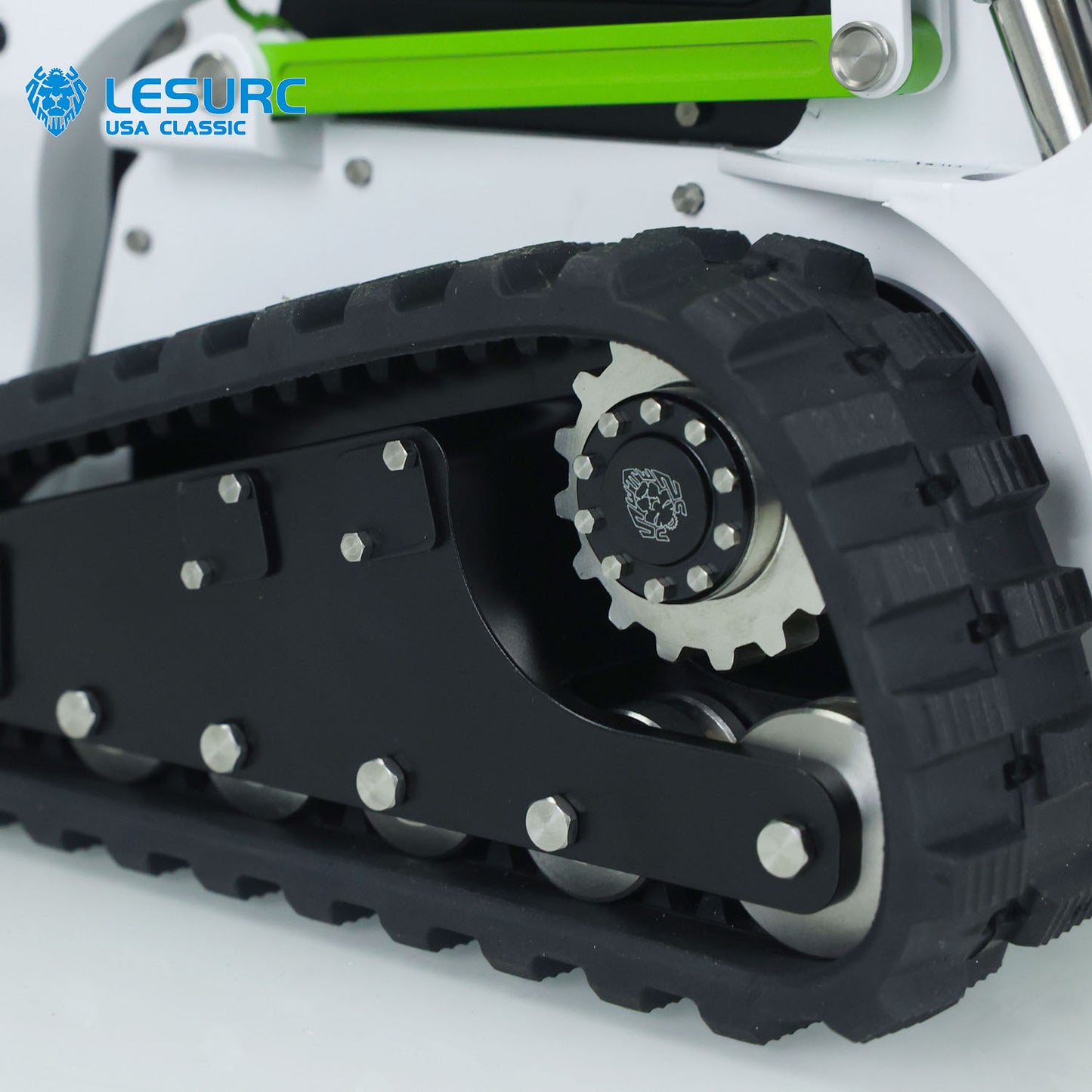 LESU 1/14 Aoue LT5 Remote Controlled Hydraulic Loader Skid-Steer Ready To Run Radio Tracked Car W/ Controller Battery DIY Parts