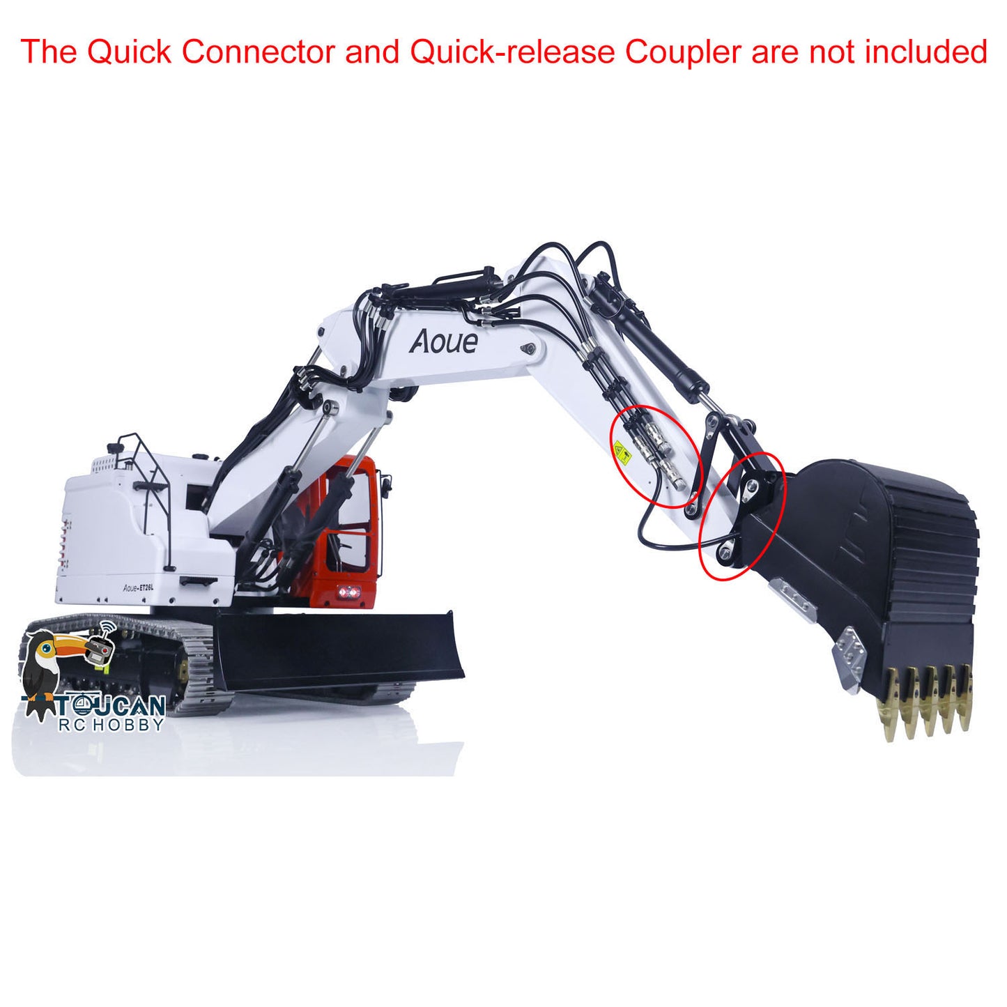 LESU 1/14 Metal RC Hydraulic Excavator Tracked 3 Arms Aoue ET26L With PL18EV Radio System GPS Assembled Diggers Vehicle Model