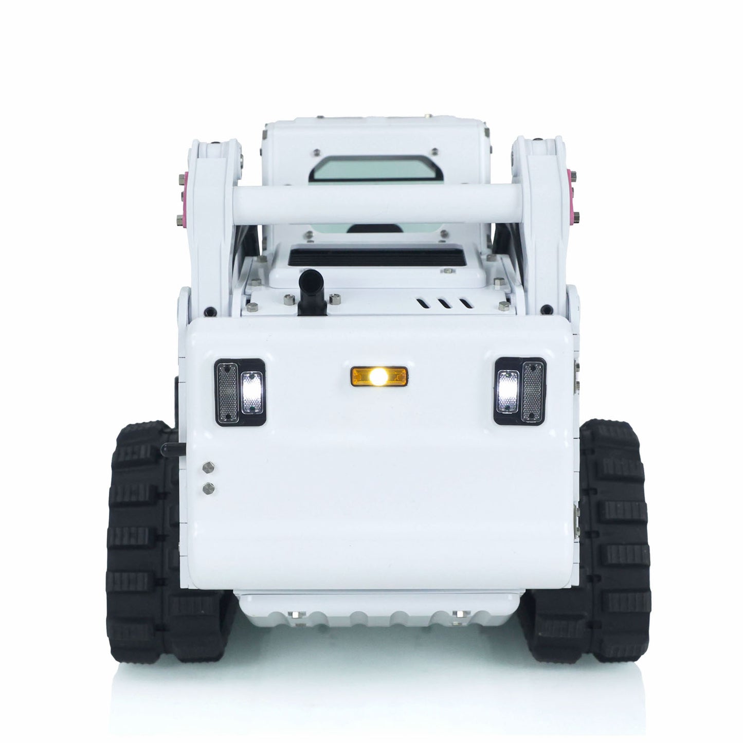 In Stock LESU 1/14 Aoue-LT5 Remote Control Tracked Skid-Steer Loader RC Hydraulic Loader RTR Rotating LED Light Battery Radio