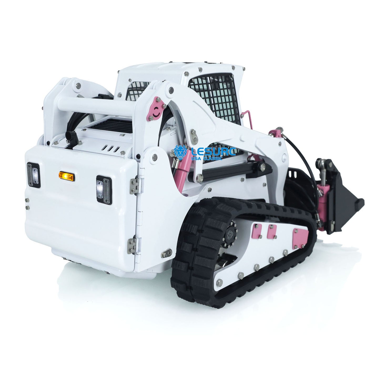 LESU AOUE LT5 1/14 Metal RC Skid-Steer Loader Hydraulic Construction Vehicle with Sound Light FlySky i6S Radio Controller for Model Enthusiast