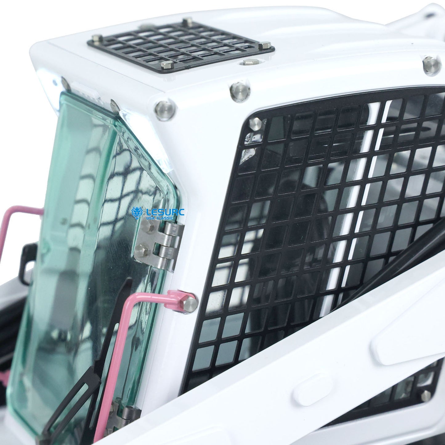 LESU AOUE LT5 1/14 Metal RC Skid-Steer Loader Hydraulic Construction Vehicle with Sound Light FlySky i6S Radio Controller for Model Enthusiast