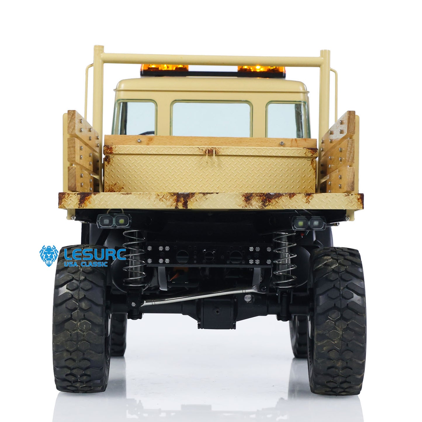 4x4 1/10 Scale RC Off-Road Vehicle LESU Metal RAVE-UM406 Remote Control Climbing Truck Model W/ Sound Light System Motor Servo ESC