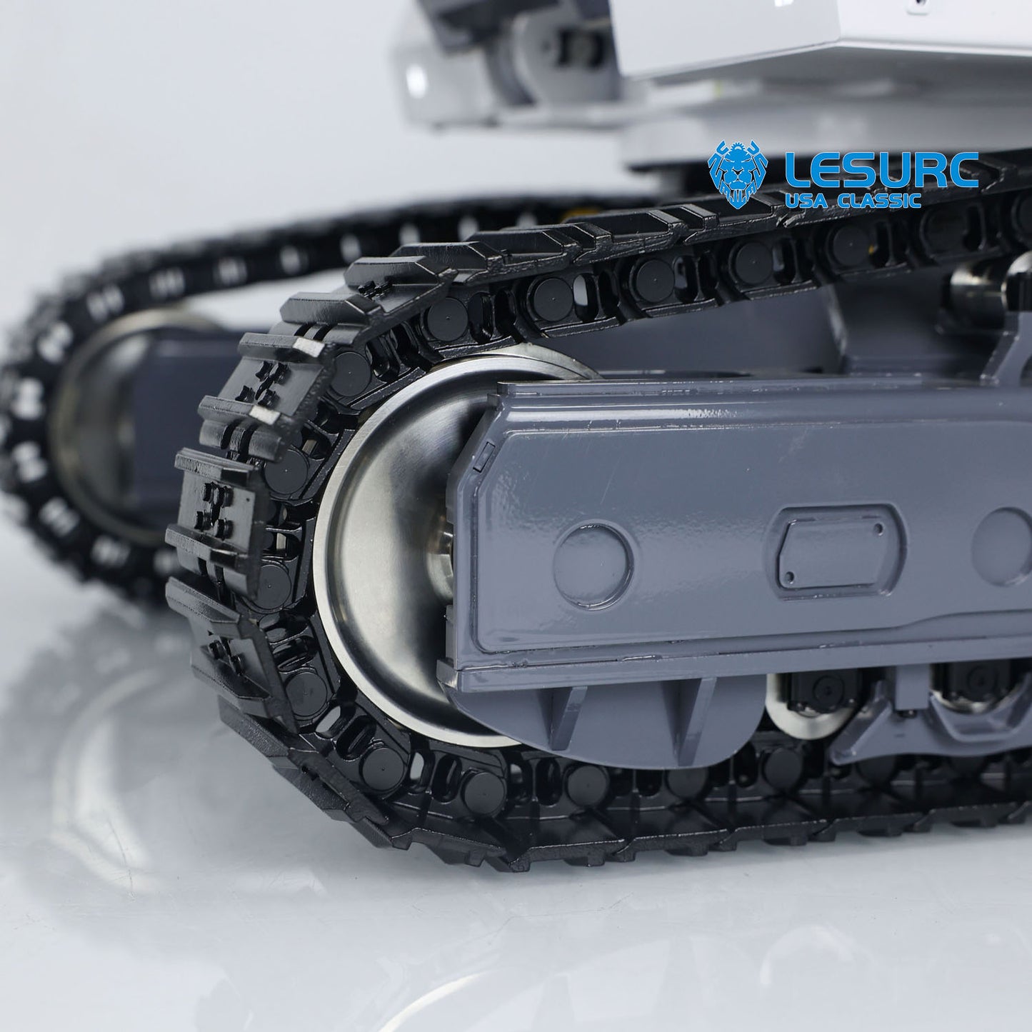 LESU Aoue 9150 1/14 Metal RC Digger B0010 Hydraulic Excavator with Dual Pump Lifting Ladder 5CH Valve Light System for Scale Machinery Enthusiast