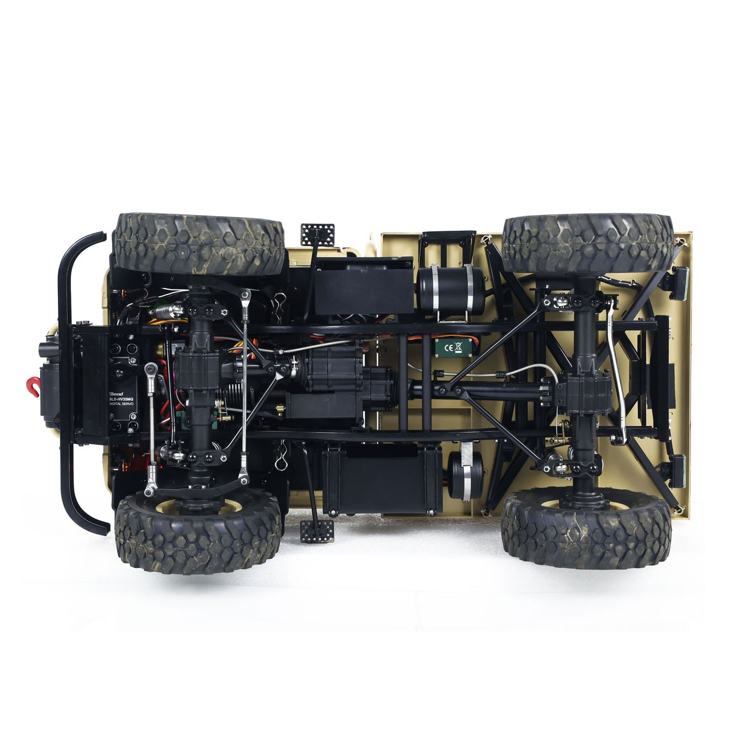 LESU 1/10 4x4 RC Crawler Trucks UM406 RTR Off-Road Vehicles Brushless Motor 2Speed Transmission Axle Locks I6S Radio System Battery Charger