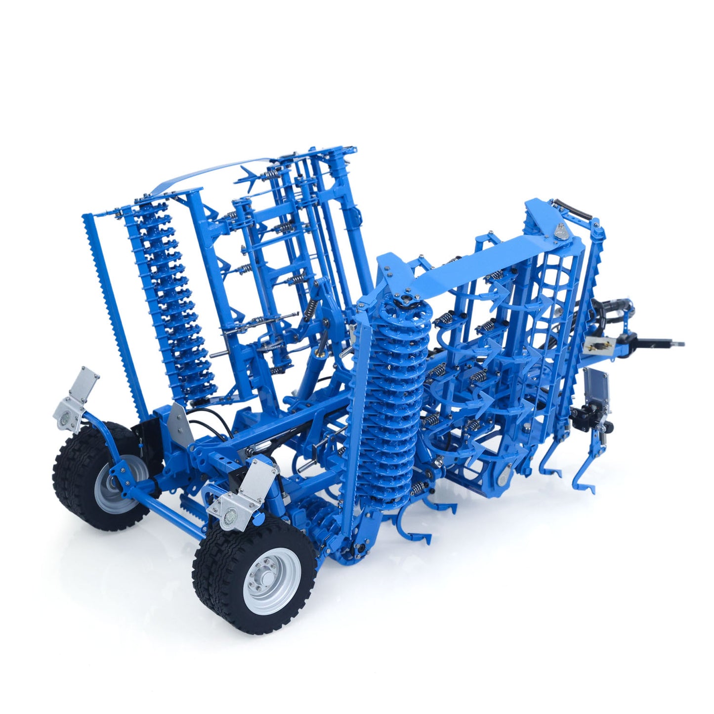 IN Stock LESU AOUE 1050 Metal 4x4 1/14 RC Tractor Truck Hydraulic Agricultural Vehicles K500 Seedbed Pre-sowing Soil Preparation Machine Frsky XE Lite