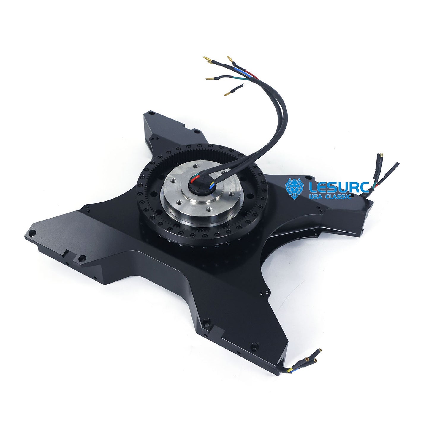 LESU 1/14 Aoue Radio Controlled Dual Pumps LR956 Hydraulic Excavator KIT Metal 3 Arms RC Digger Model 4+3CH Valve Light GPS