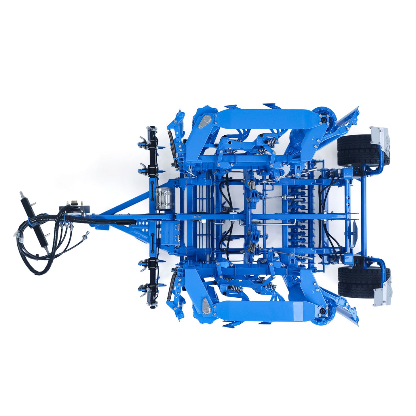 IN Stock LESU AOUE 1050 Metal 4x4 1/14 RC Tractor Truck Hydraulic Agricultural Vehicles K500 Seedbed Pre-sowing Soil Preparation Machine Frsky XE Lite