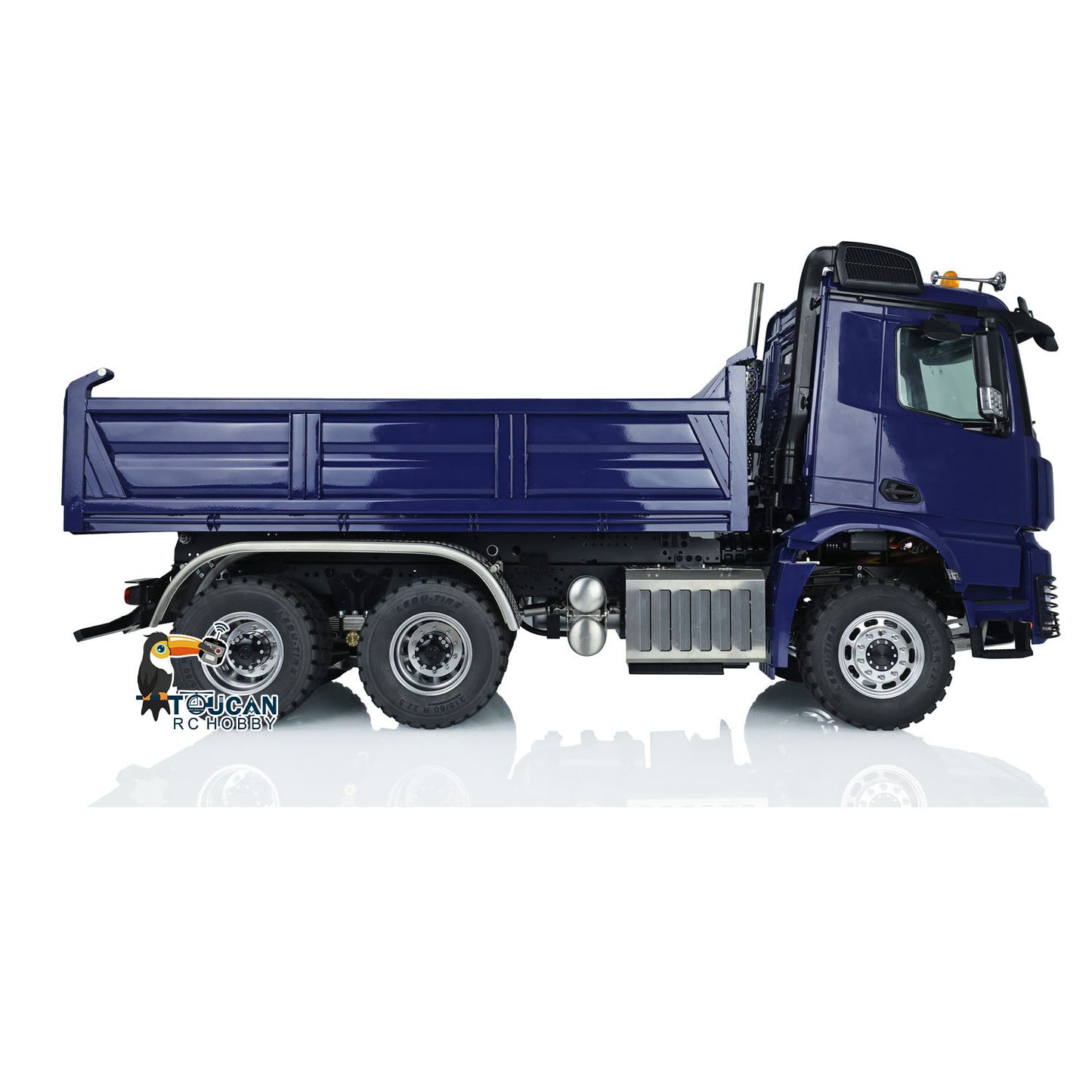 1/14 LESU RC Hydraulic Dumper Remote Control Truck 6X6 for 3363 Radio Control Car Brushless Motor DIY Painting Metal Chassis