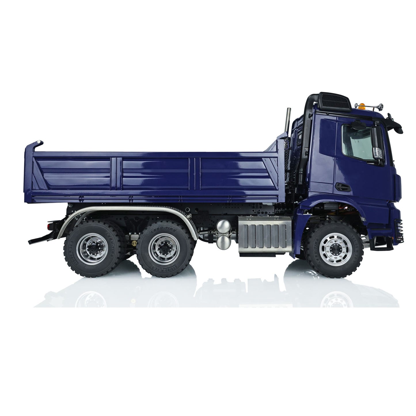 1/14 LESU RC Hydraulic Dumper Remote Control Truck 6X6 for 3363 Radio Control Car Brushless Motor DIY Painting Metal Chassis