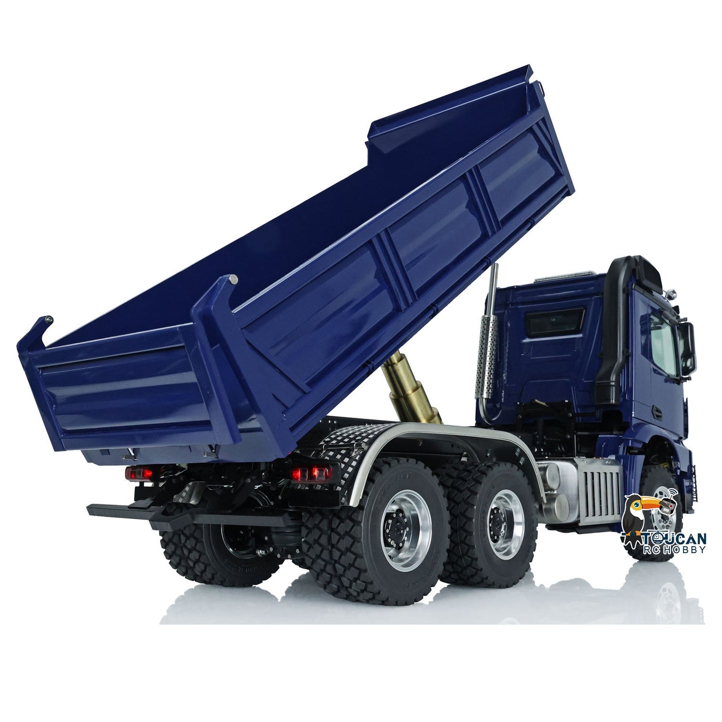 1/14 LESU RC Hydraulic Dumper Remote Control Truck 6X6 for 3363 Radio Control Car Brushless Motor DIY Painting Metal Chassis