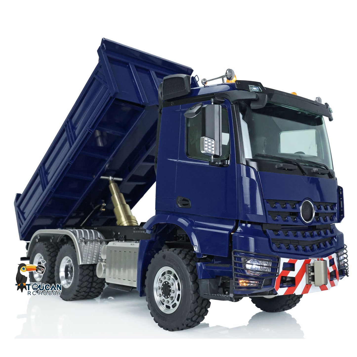 1/14 LESU RC Hydraulic Dumper Remote Control Truck 6X6 for 3363 Radio Control Car Brushless Motor DIY Painting Metal Chassis