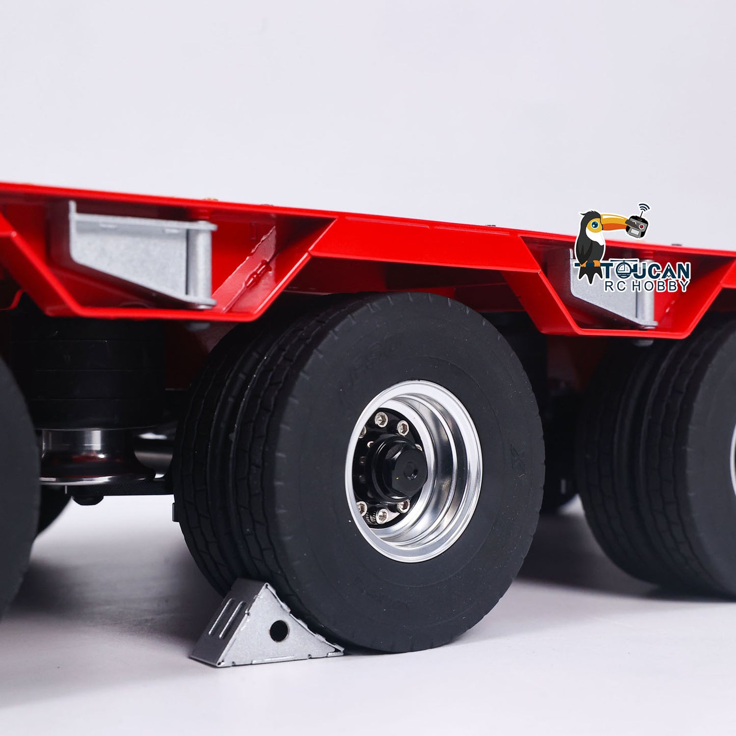 5 Axles Steering LESU 1/14 Metal Semi Trailer Hydraulic Lifting Tailboard Electric Support Legs for DIY RC Tractor Truck Model