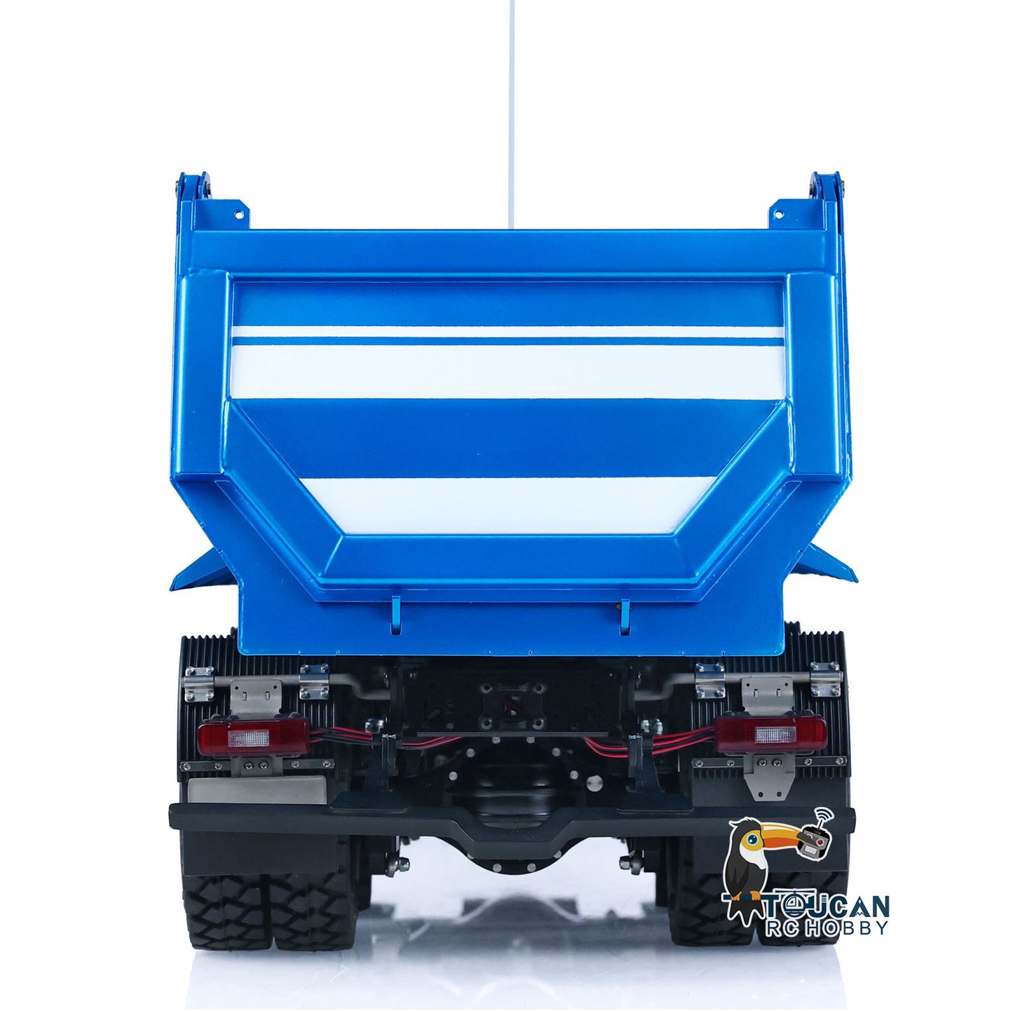 LESU 1/14 6*6 Z0032 Metal Hydraulic RC 3 Axles Dumper Truck With Front Multi Stage Cylinder U bucket I6S Radio System Model