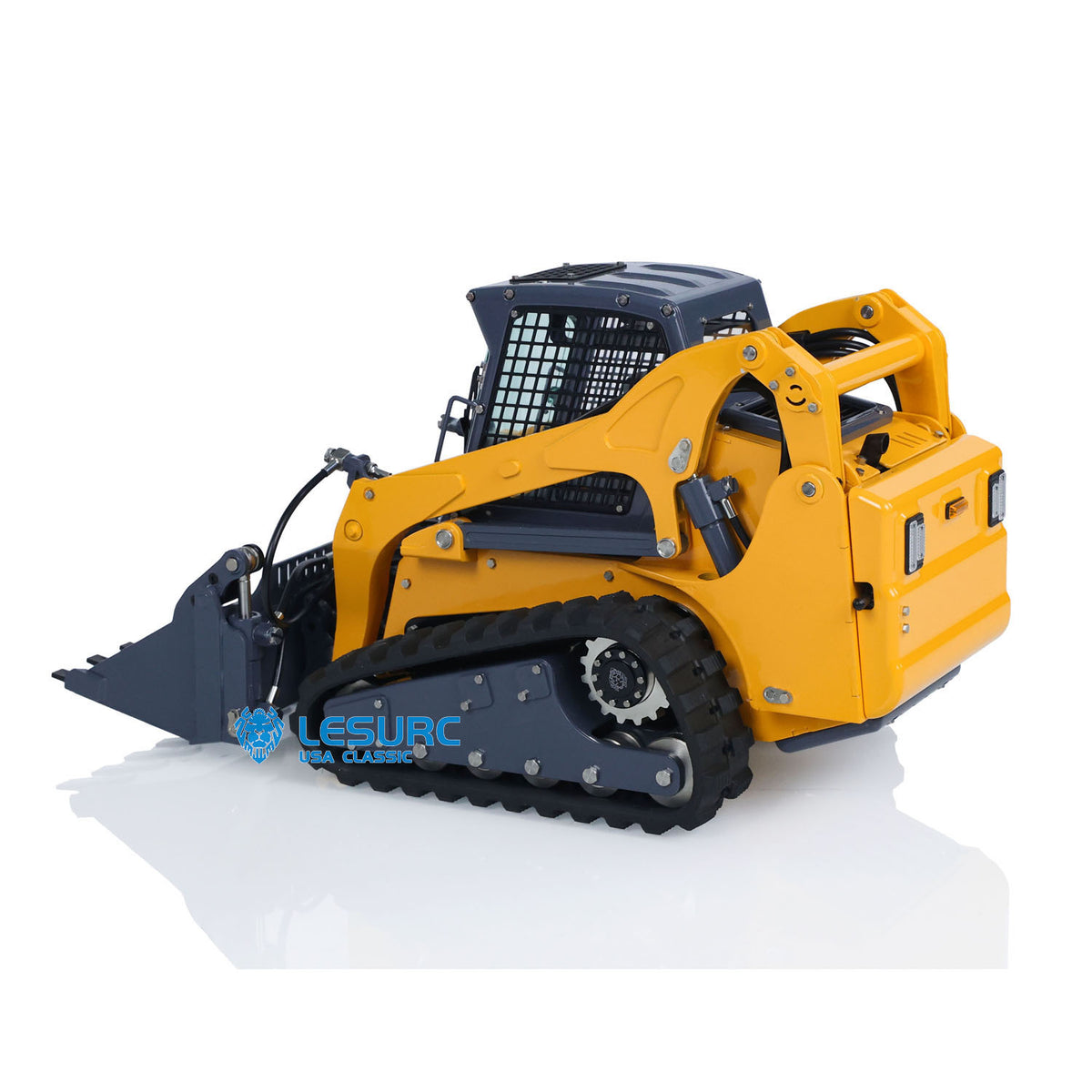 11.11 Flash Sale LESU Aoue LT5 1/14 Metal Hydraulic Tracked RC Skid-Steer Loader B0008 with I6S Radio Controller Light Sound System for Construction Vehicle Enthusiast