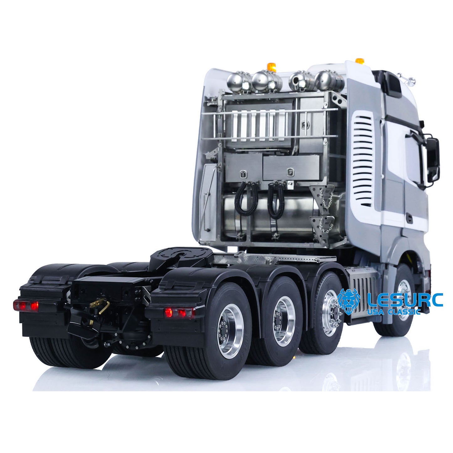 LESU Metal Chassis 8x8 RC Tractor Truck 1/14 Radio Controlled Cars Smoke Unit Sound 1851 3363 PNP RTR Version DIY Parts