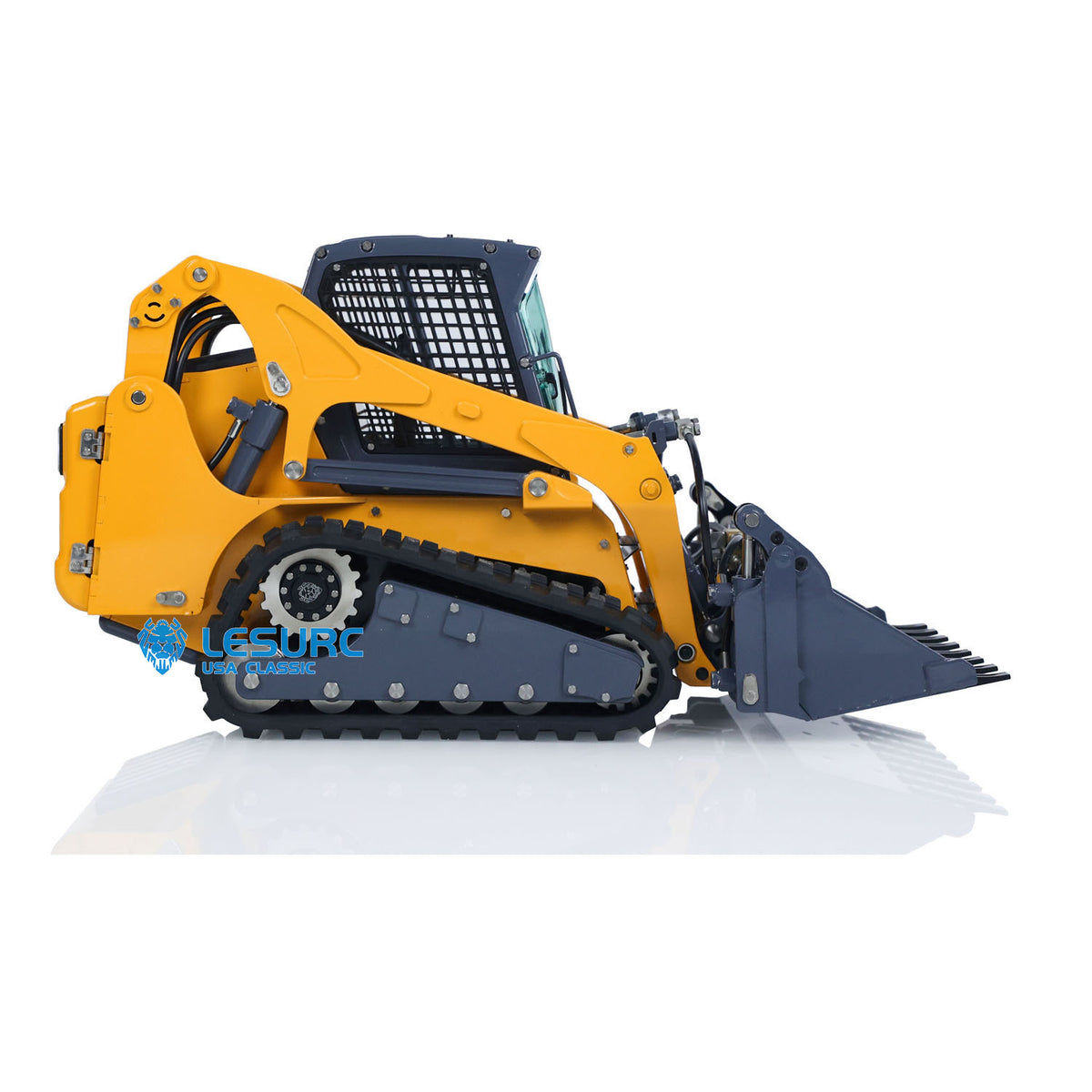 US Stock LESU Aoue LT5 1/14 RC Hydraulic Skid-Steer Loader with I6S Radio Controller Sound Light System