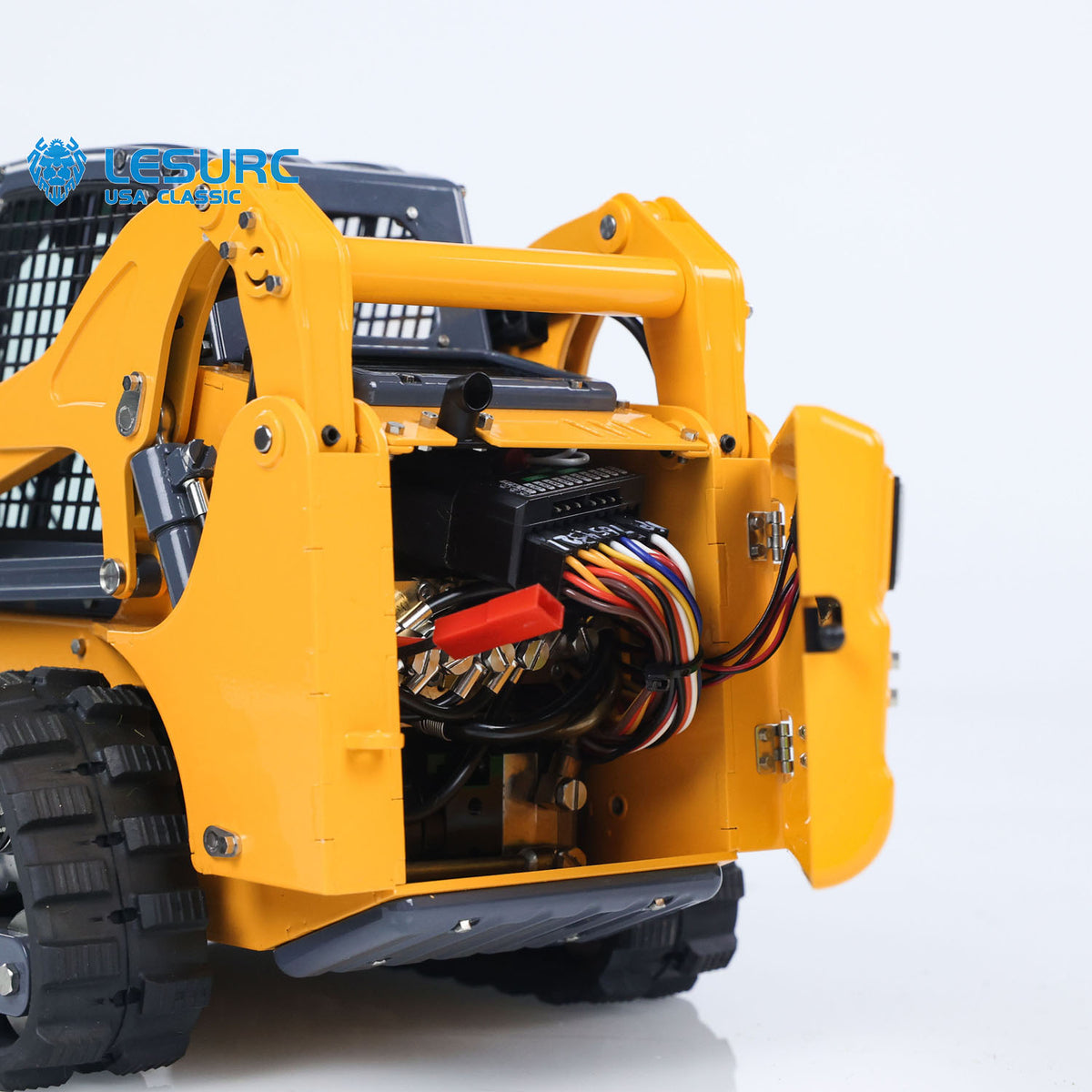 US Stock LESU Aoue LT5 1/14 RC Hydraulic Skid-Steer Loader with I6S Radio Controller Sound Light System